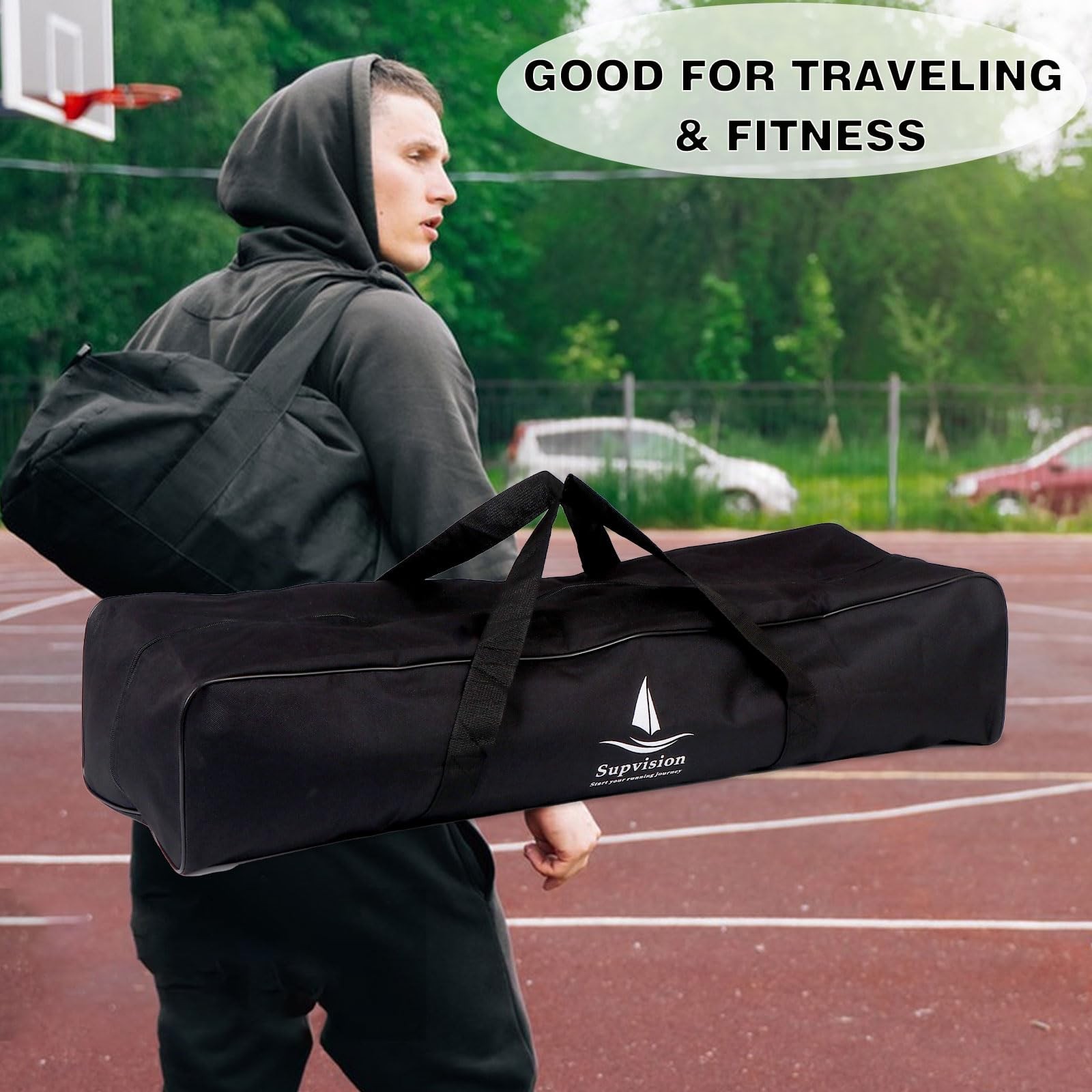31.5in Foldable Duffle Bag Fits Starting Blocks with an Overall Length of Les…