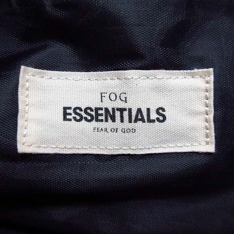 FOG ESSENTIALS Nylon Boston Bag Ivory Black Men’s Duffel 29cm/11.4″ B Grade