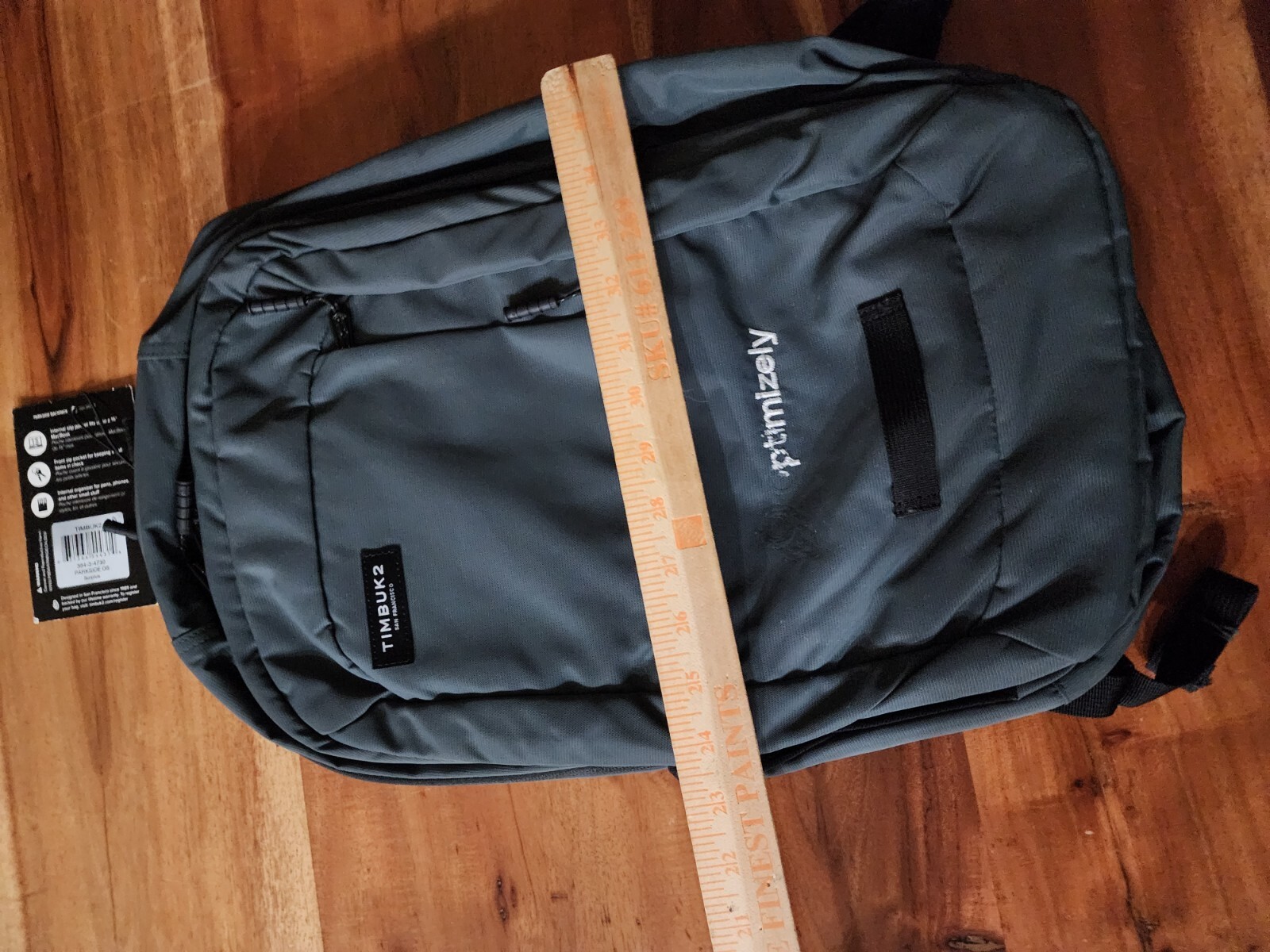 Timbuk2 Parkside Midway Laptop Tablet Gray Travel Pocket Work School Backpack