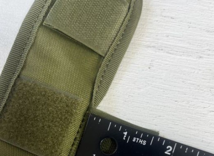 Shoulder Pad Strap Non-slip Adjustable Khaki Green Hook Loop