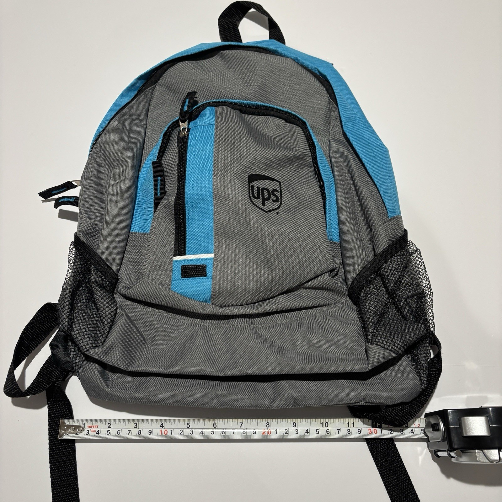 UPS Logo New Backpack Gray Blue
