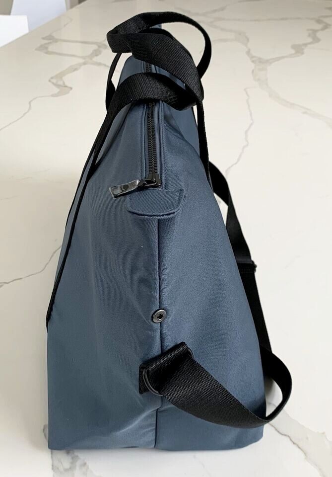 Coach Unisex Expandable Weekender Duffle Sports Travel Gym Bag Slate Blue NWT