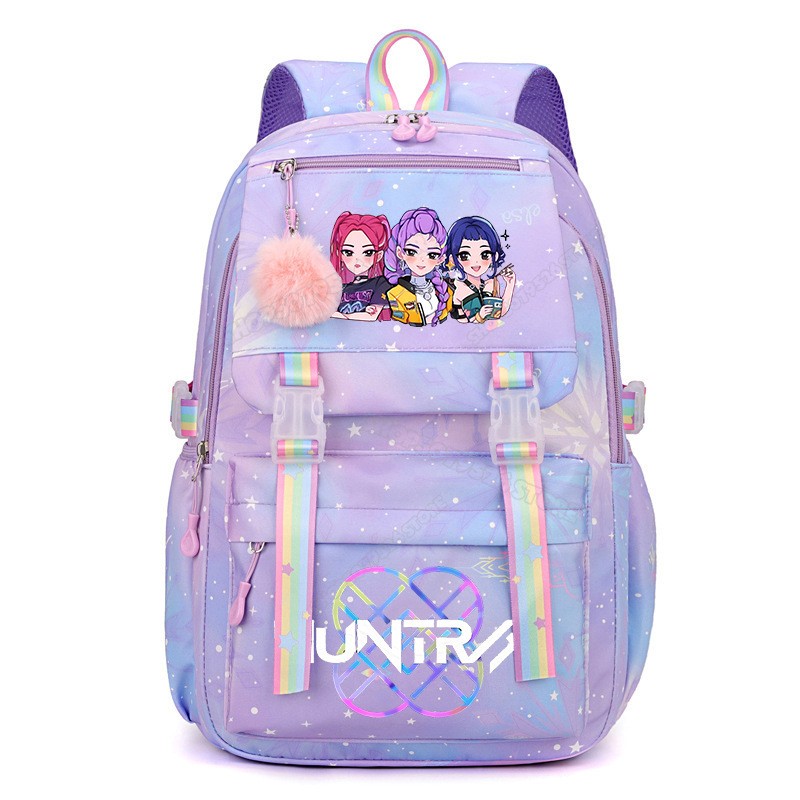 Large Capacity Anime Demon Hunter Backpack School Travel Bag Cosplay Laptop Bag