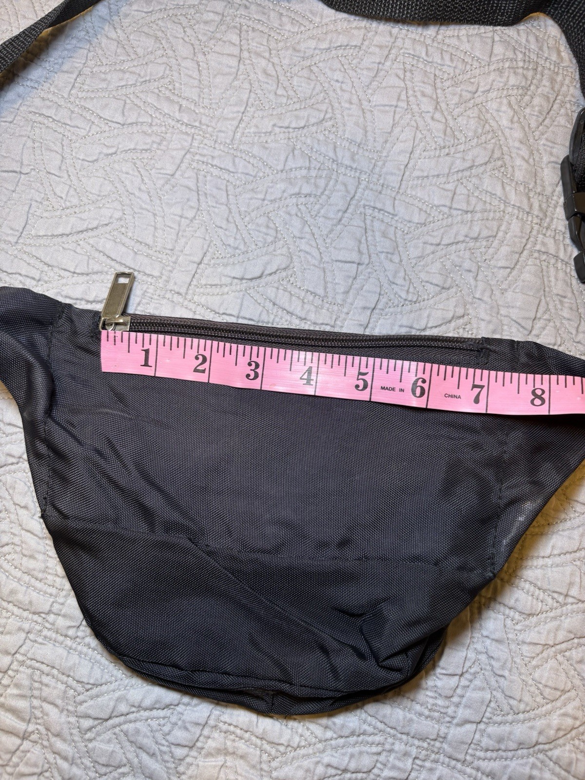 Vintage Snap On Tools Racing Black Zip Up Waist Fanny Pack Bag Strap OBO !!