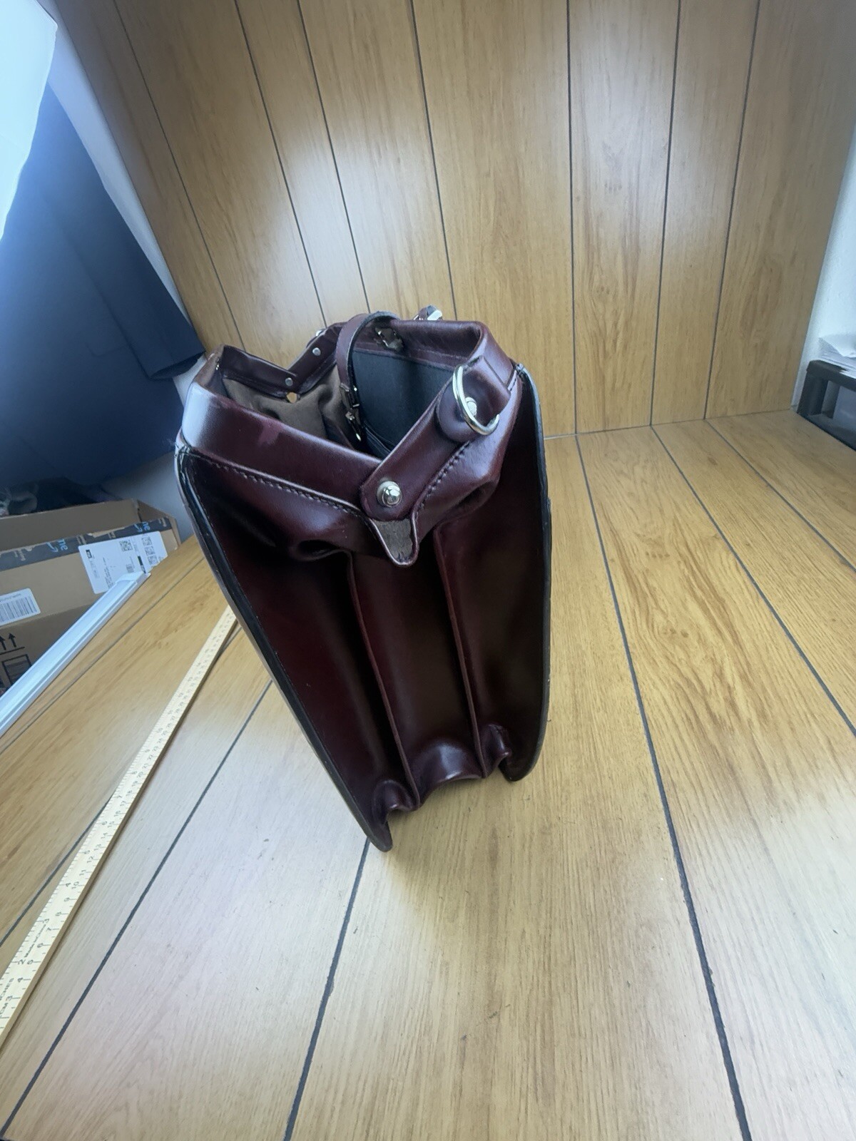 Jack Georges Elements Classic Leather Briefbag Briefcase Laptop Case With Lock