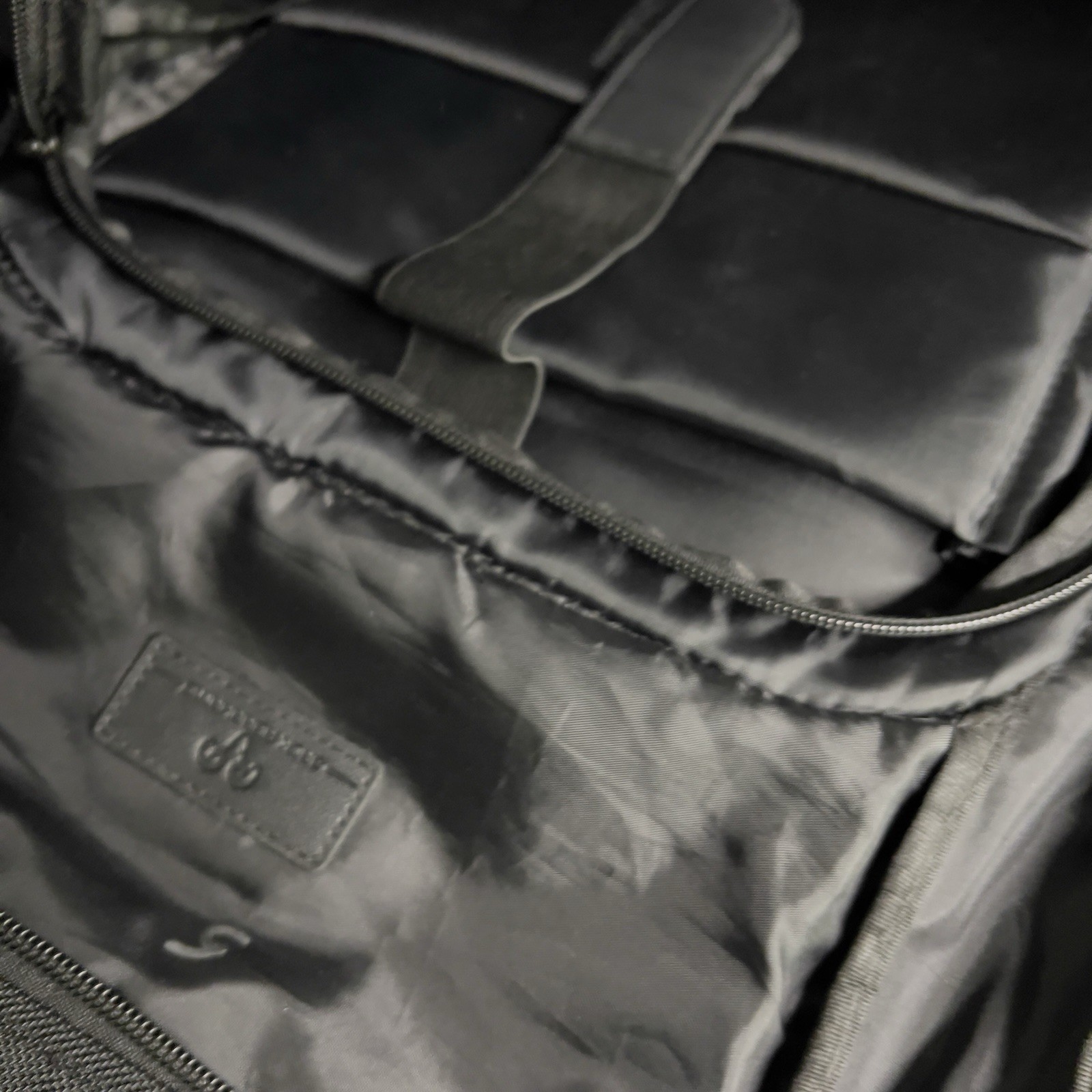 Jack Abraham’s Black Roll Top Backpack Laptop Travel Commuter Waterproof