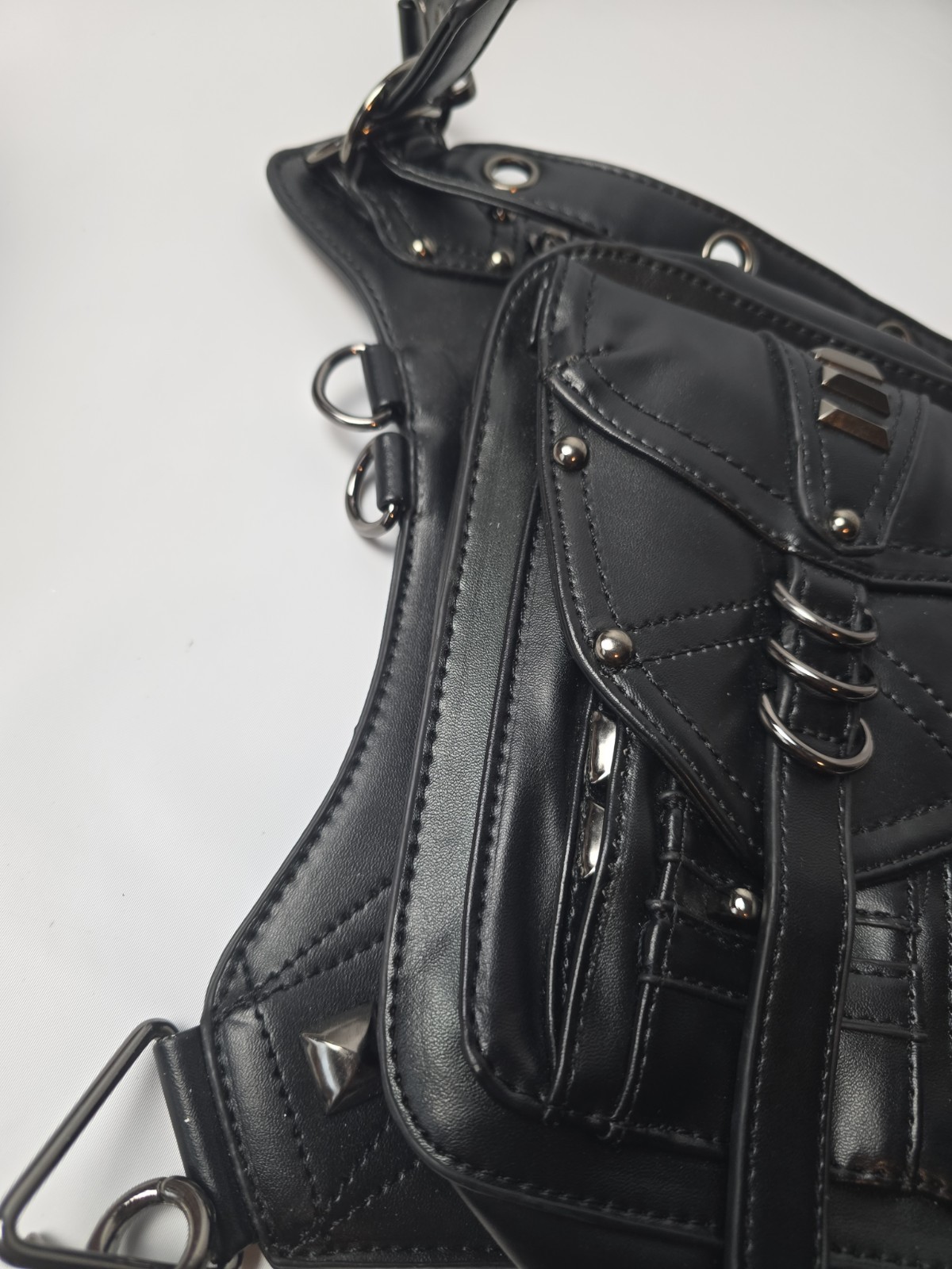 Steampunk Gothic/cosplay Leg Bag Harness Waist Hip Pouch Set Punk Biker