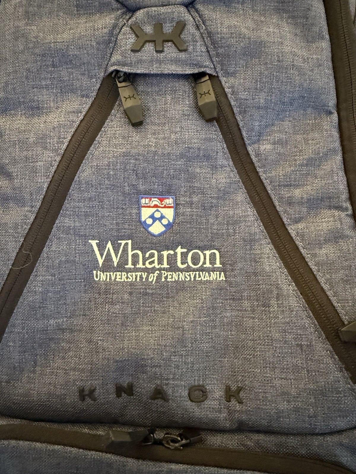 Knack Series 1 Medium Expandable Backpack Blue/Gray – Wharton UPenn – Very Rare