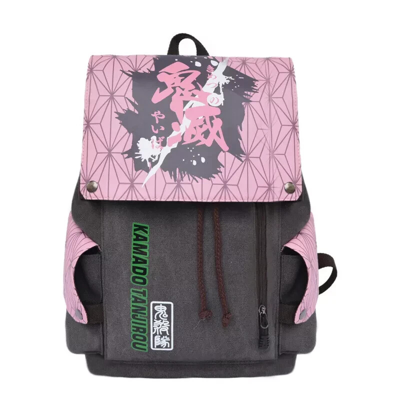 Anime Canvas Backpack Schoolbag