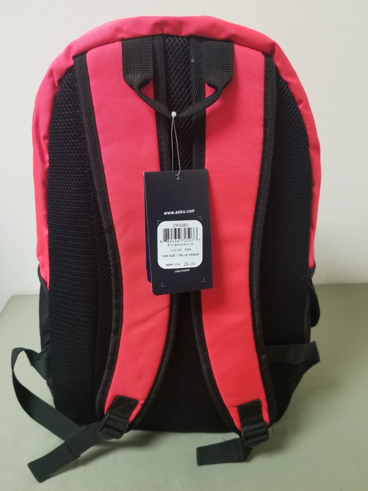 New Asics BTS Backpack 34. 2 Colors To Choose.