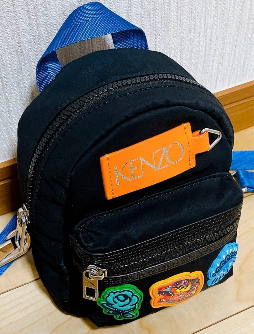 Kenzo Bts Icon Badges Mini Backpack Limited Edition Men’s bags, stylish, popular
