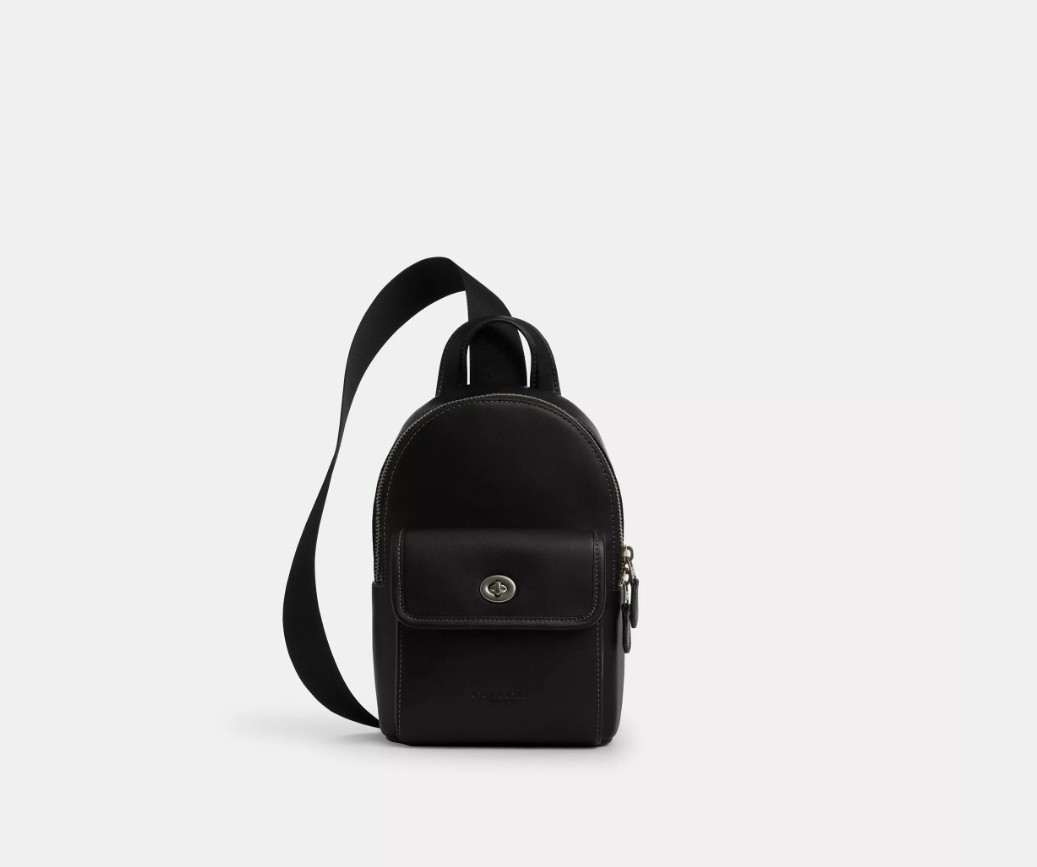 NWT COACH SMALL TURNLOCK SLING PACK CAJ28 CROSSBODY HANDBAG 1 STRAP PURSE BAG