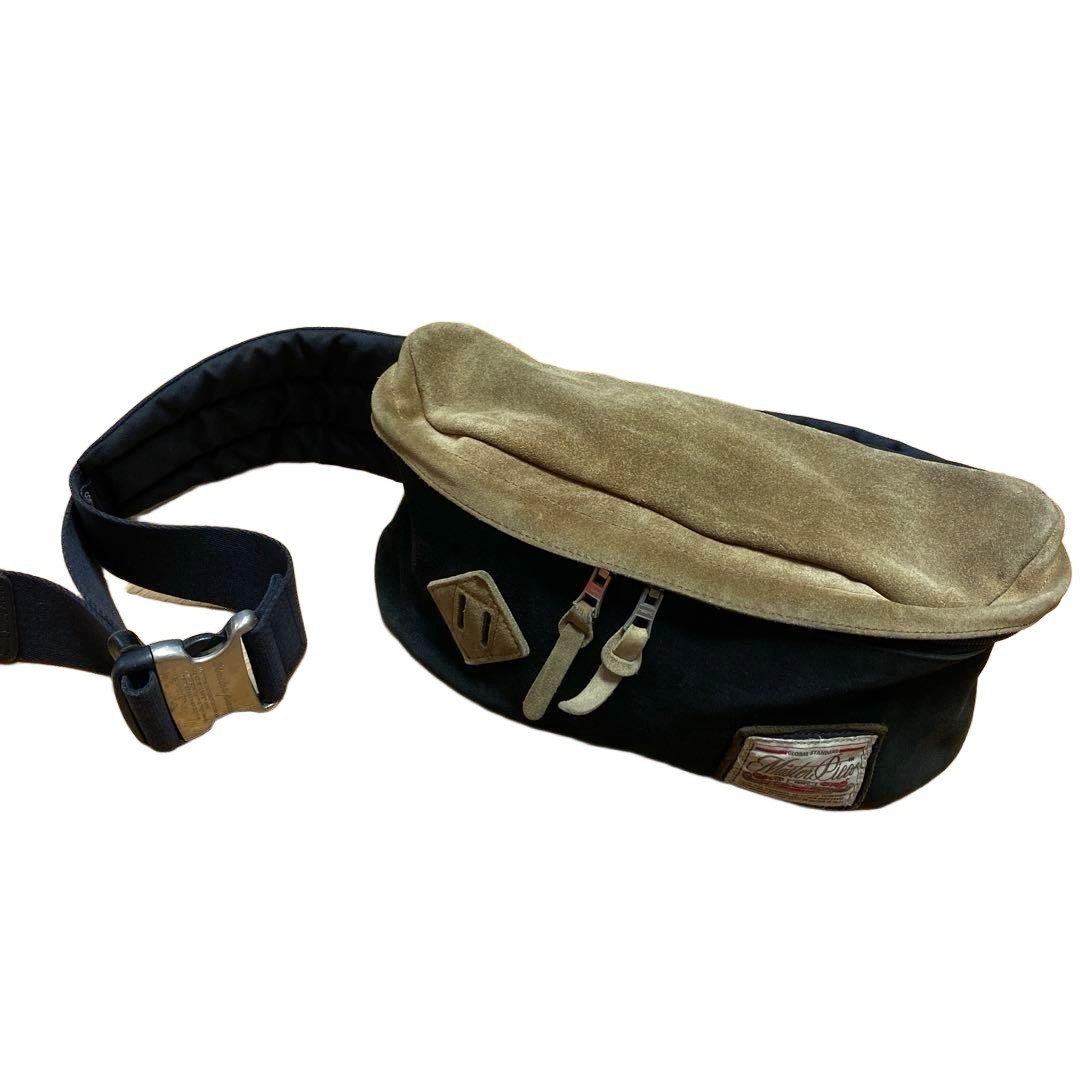Masterpiece Shoulder Bag Cowhide CORDURA 12.2in x 3.1in Used