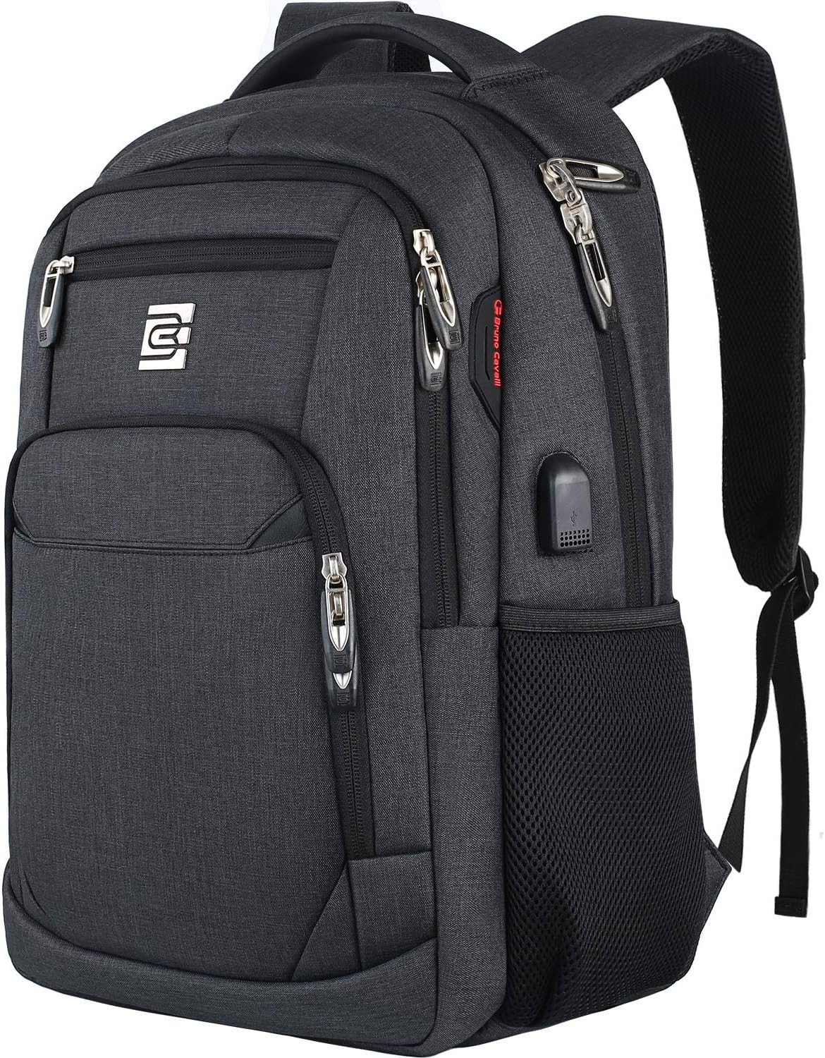 Laptop Backpack,Business Travel Anti Theft Slim Durable 15.6 Inch, Black