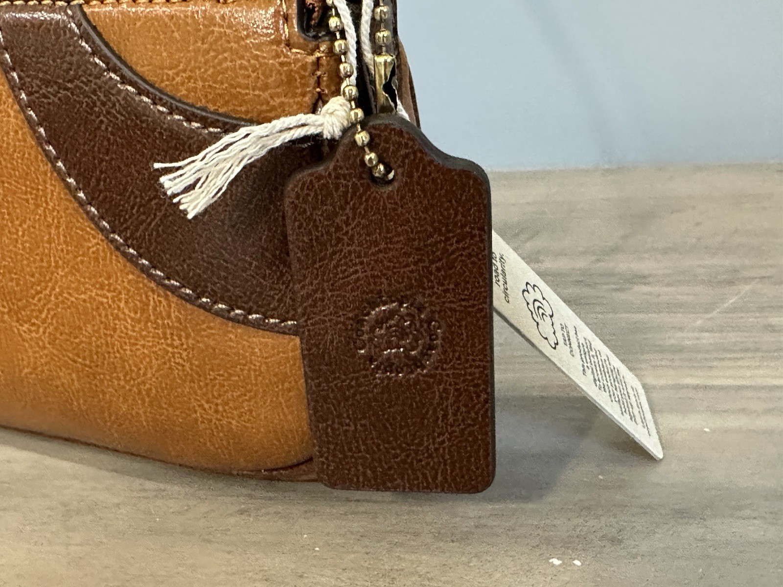Coach Coachtopia Bowling Small Shoulder Bag Upcrafted Leather/Tan/Saddle CFB01
