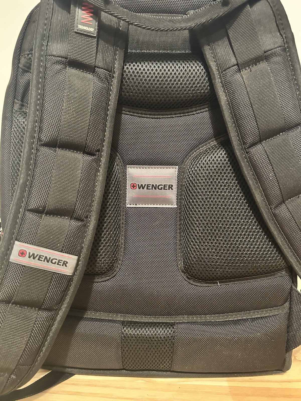 Swissgear by Wenger Black Gray Multi Compartment Laptop Heavy Duty Backpack
