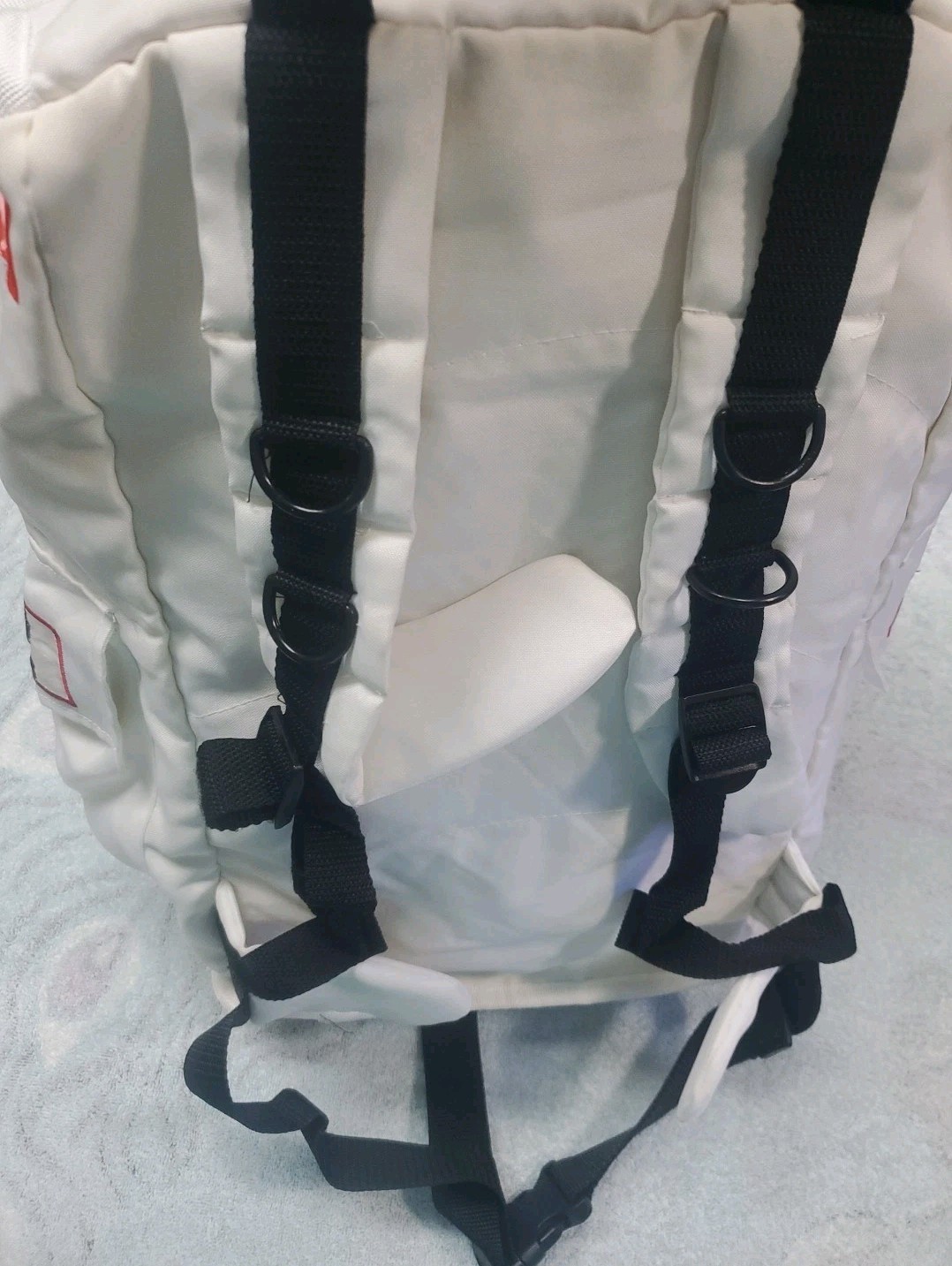 Aeromax Jr. Astronaut Backpack, White, with NASA patches