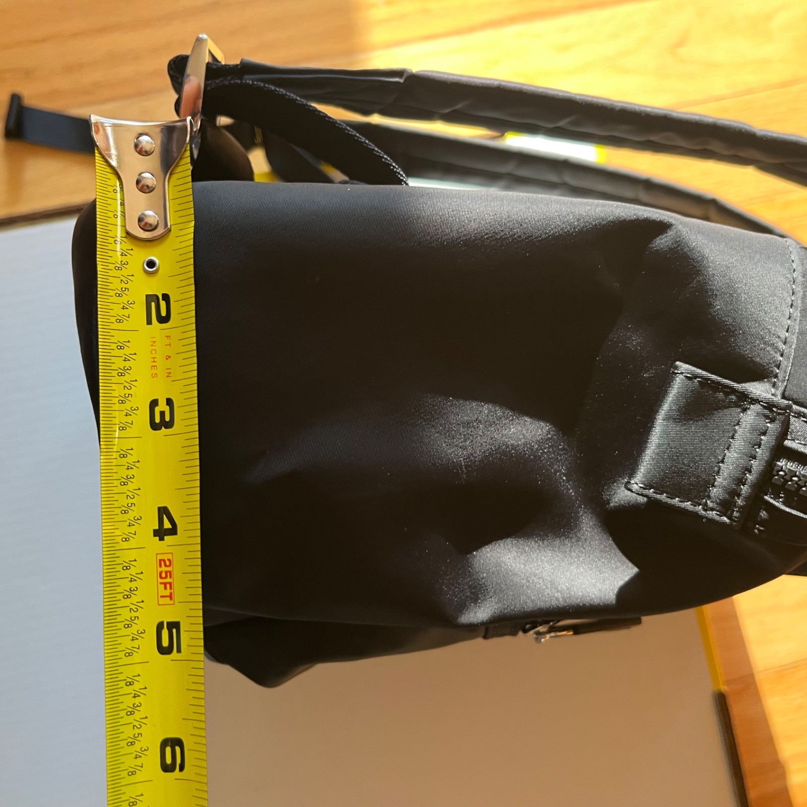 Tommy Hilfiger Nylon Backpack School / Travel Bag Black Unisex Style BW96943309