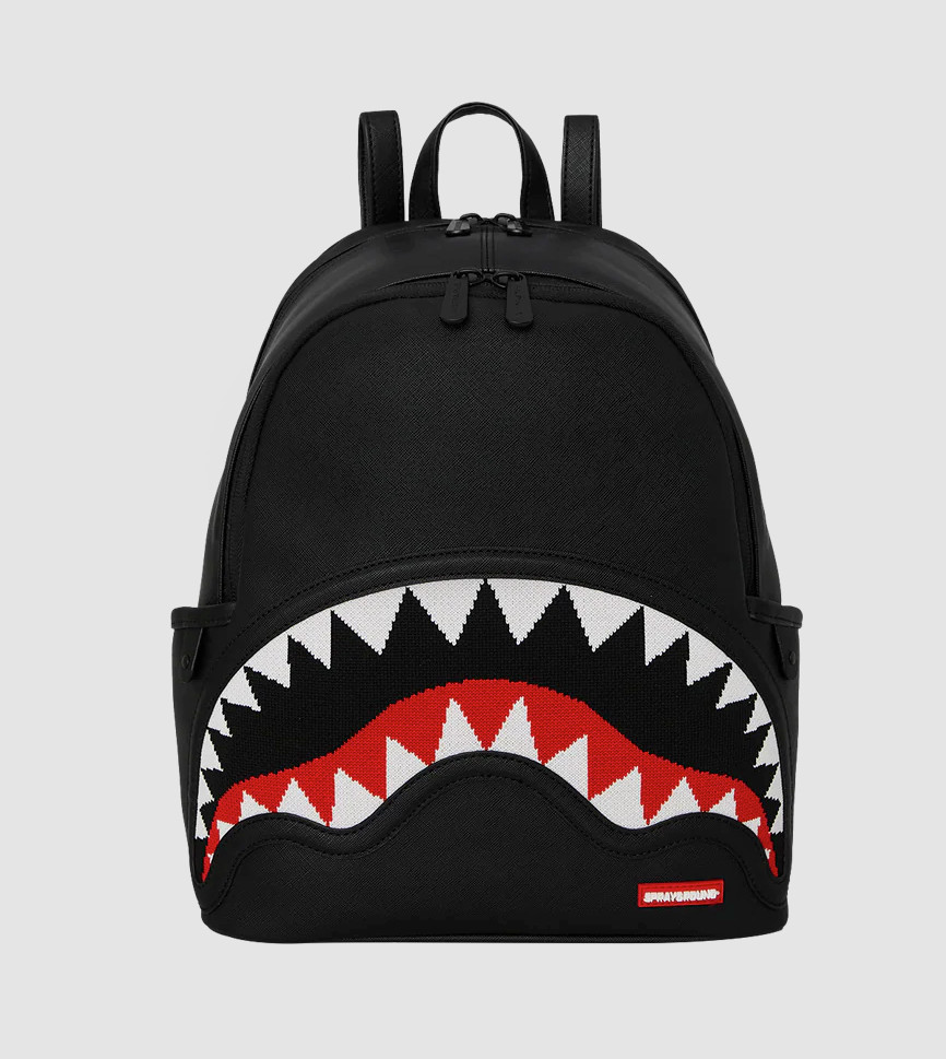 *NEW* SPRAYGROUND KNIT COMMANDER SAVAGE BACKPACK BLACK (B8024) 👍