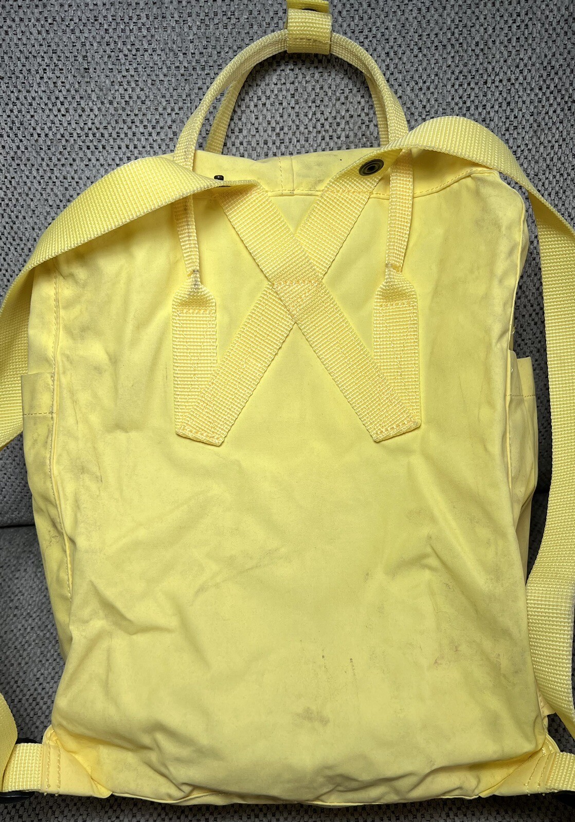 Fjallraven Kanken Backpack Spring Summer Yellow Waxed Canvas Day Book Travel