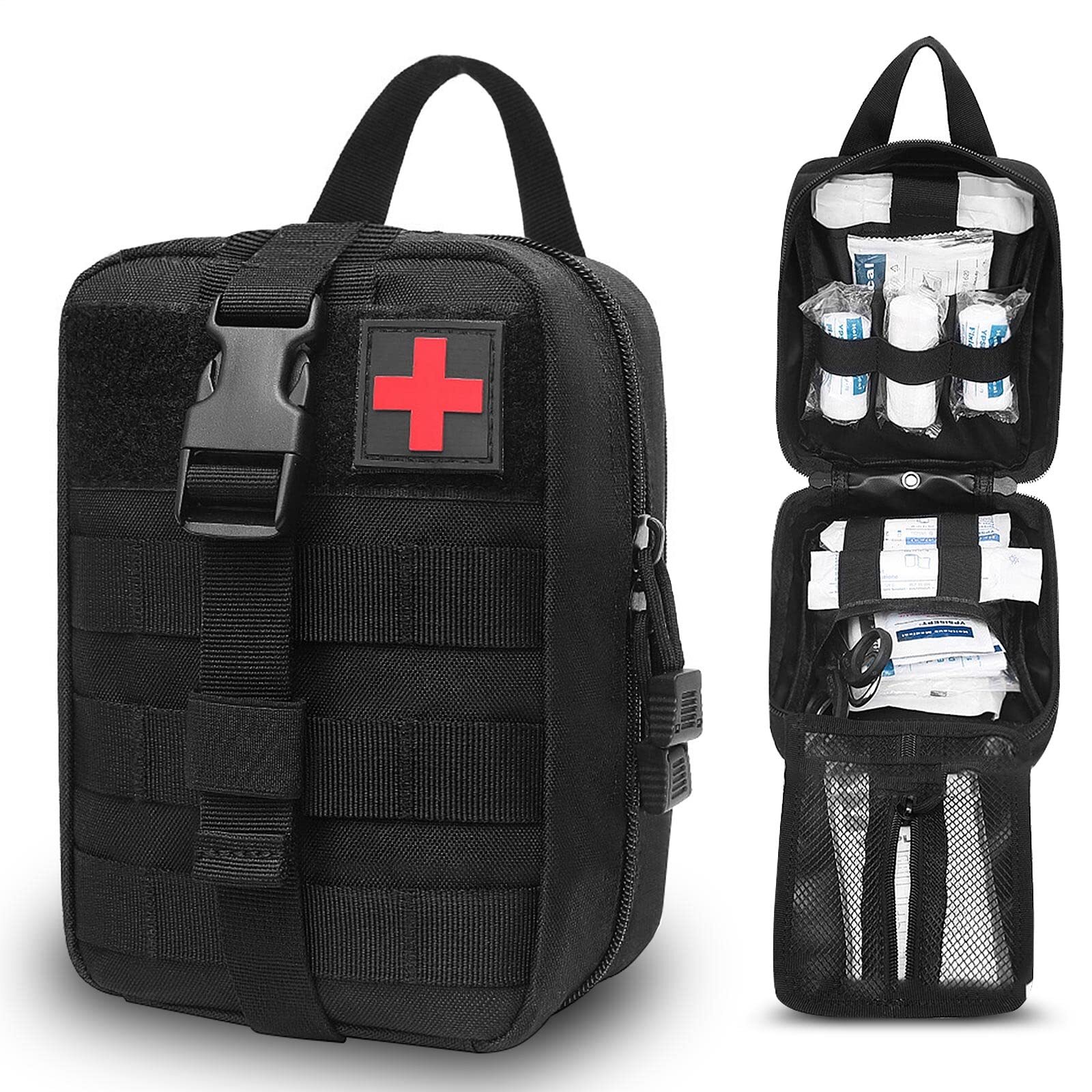 Military Molle First Aid Pouch Empty Medical Bag IFAK Tactical Rip-Away Pouches