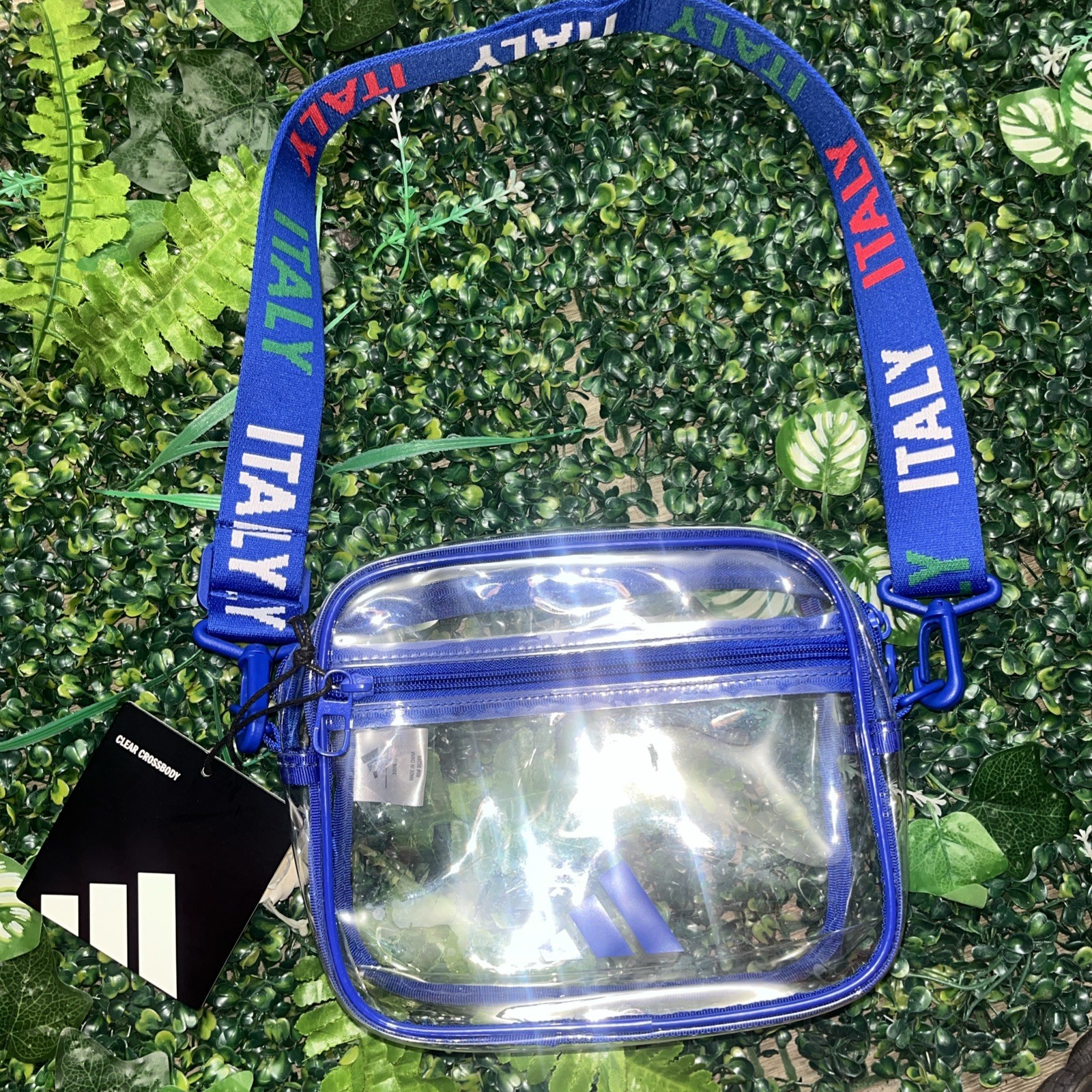 Adidas Italy Clear Crossbody Bag Fifa World Cup Fast Shipping