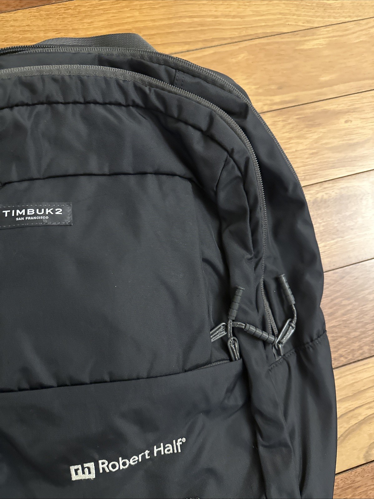 Timbuk2 Parkside Robert Half Employee Issued Black Backpack