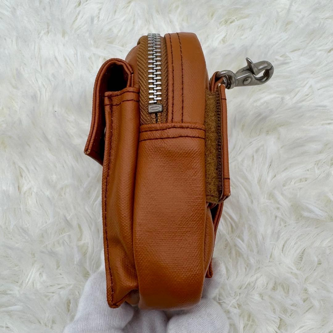 PORTER Brown Pouch Belt Pouch with Hook