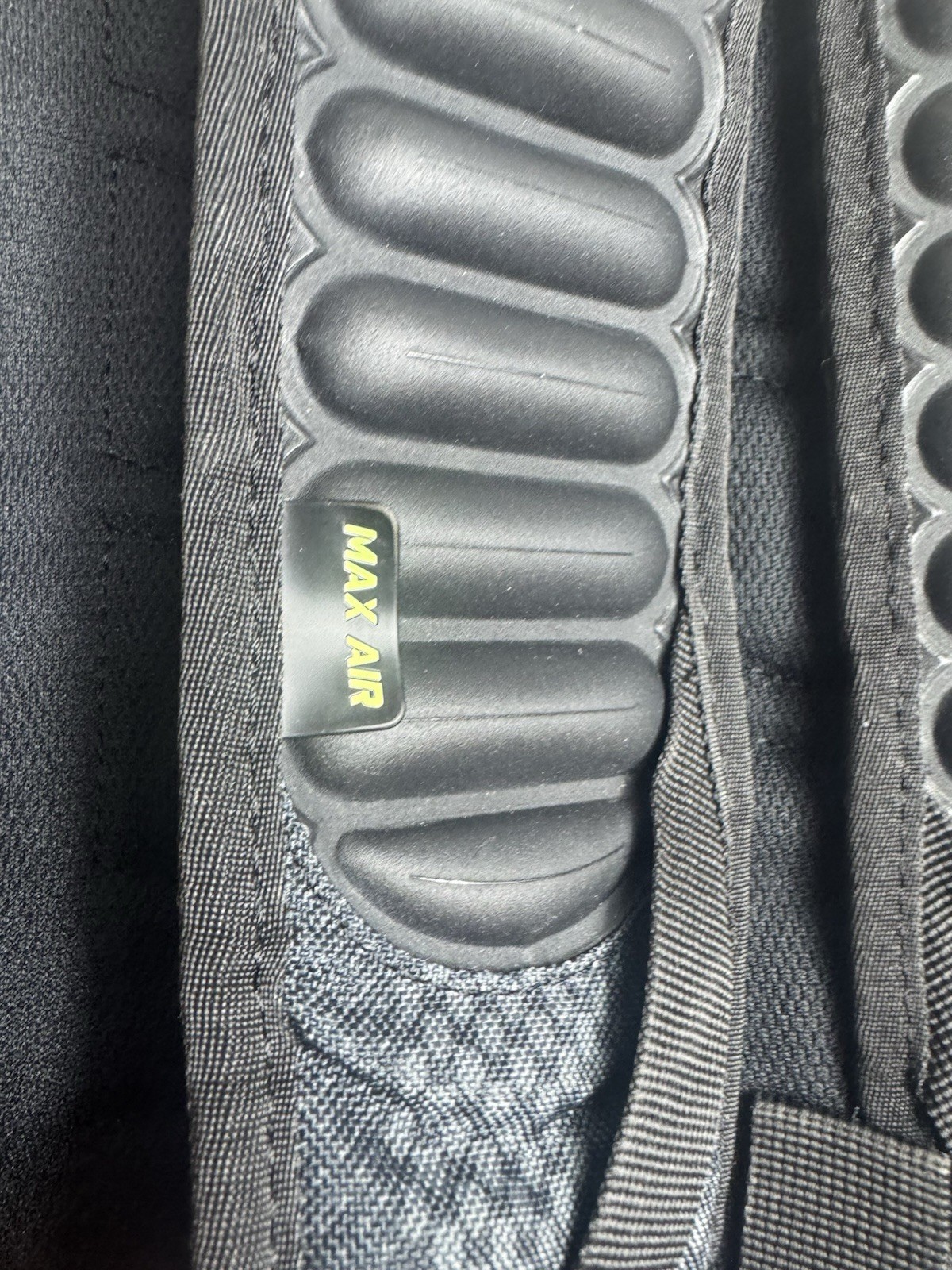 Nike Max Air Backpack School Gym Workout Sports Bag Black Lime Green