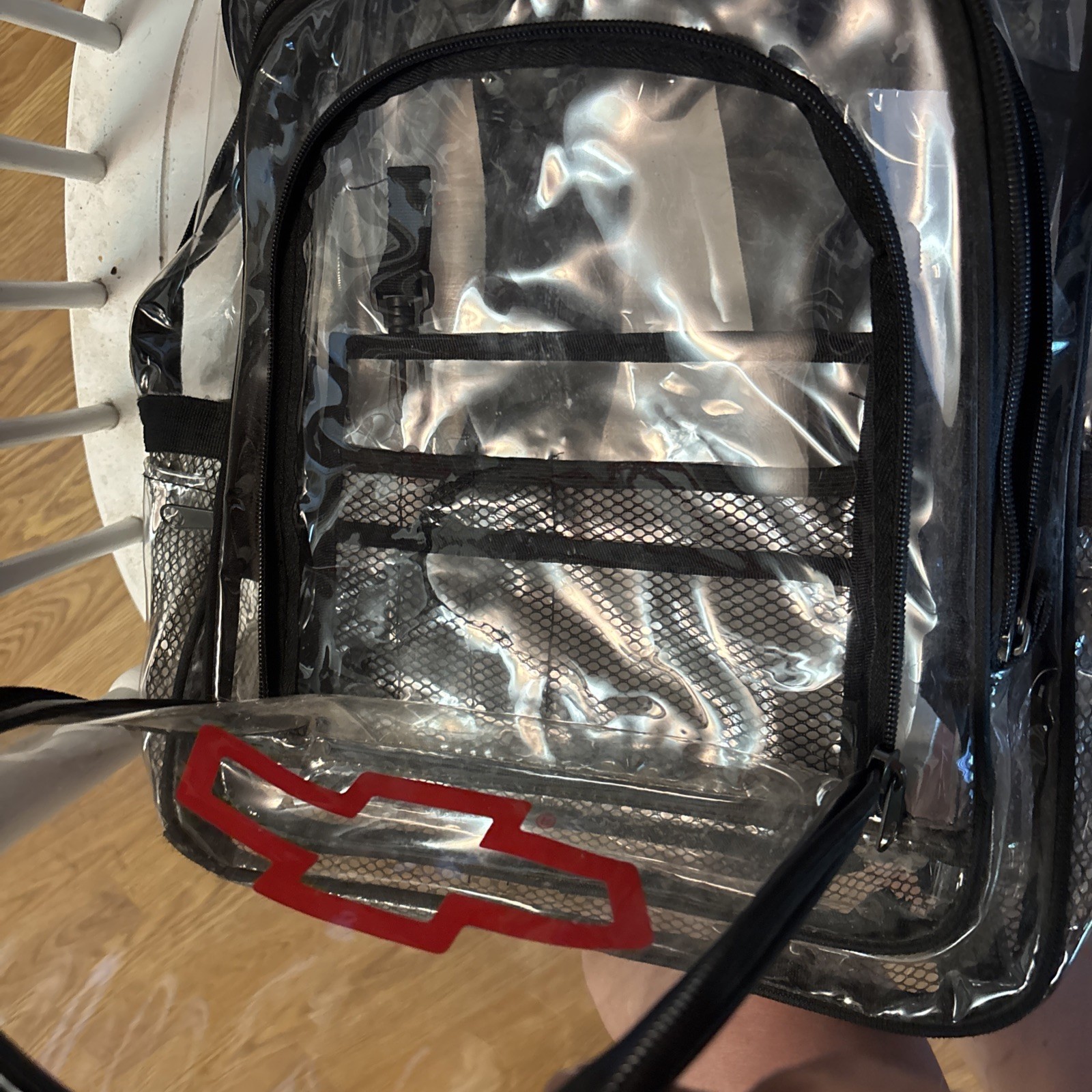 Chevrolet Bowtie Logo Clear Backpack Emblem