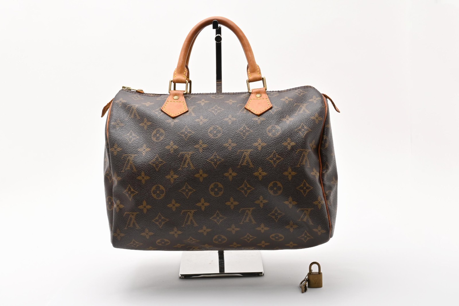 Louis Vuitton Monogram Speedy30 M41108 Boston Bag Hand Bag Brown
