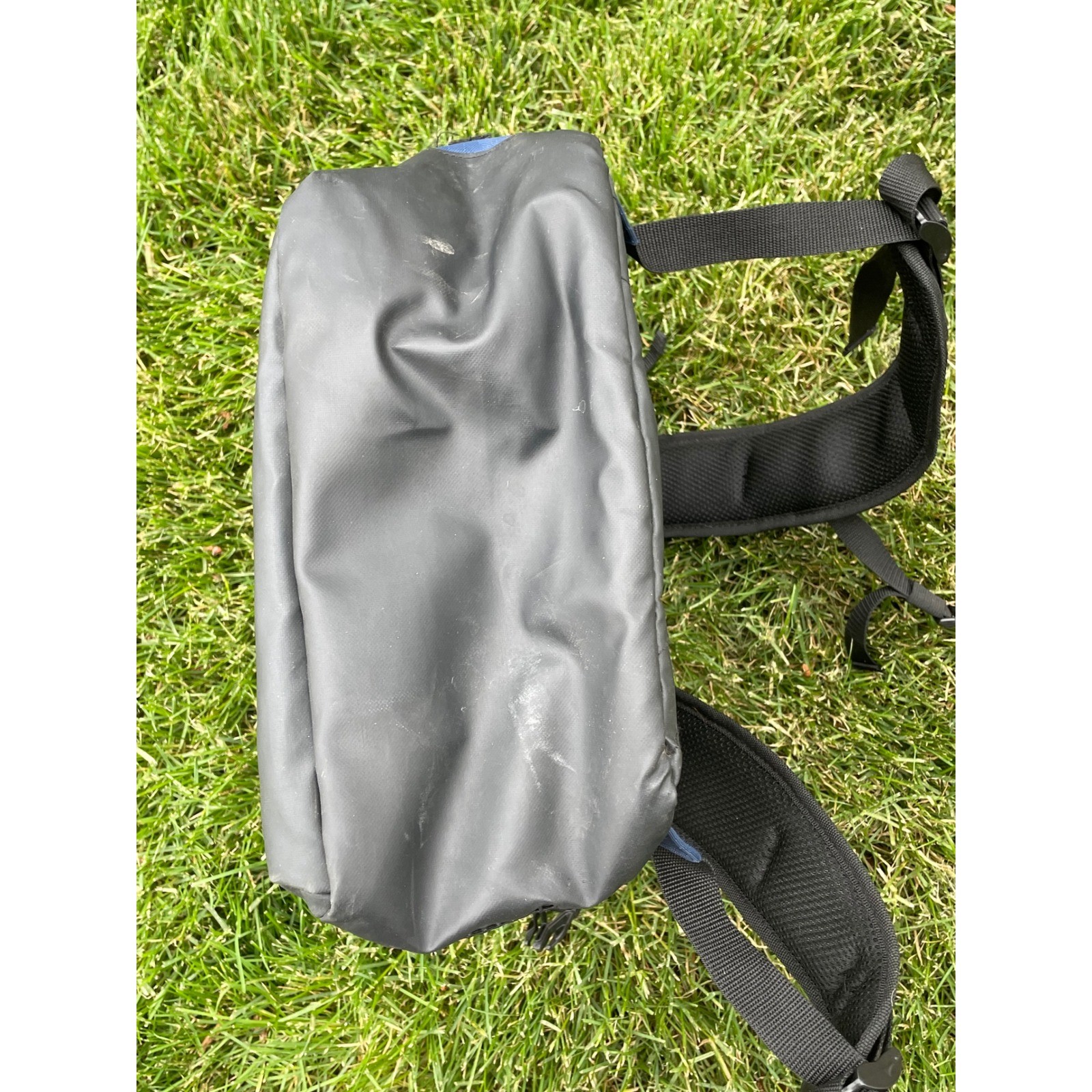 Evolution Fishing 3700 Tackle Backpack Blue Black Ripstop Angler Bag Mens