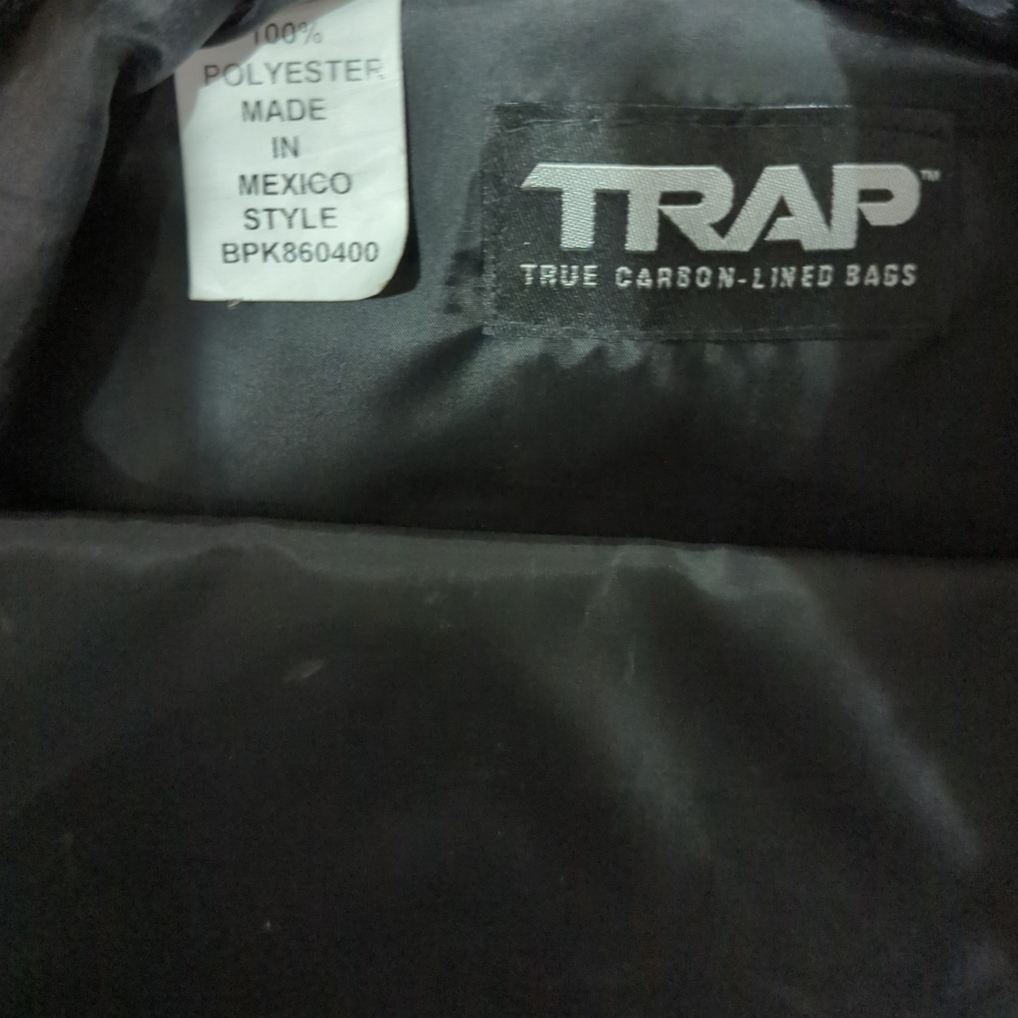 Smell Proof Carbon Lined Gray Backpack with Lockable Main Pocket READ COND ISSUE