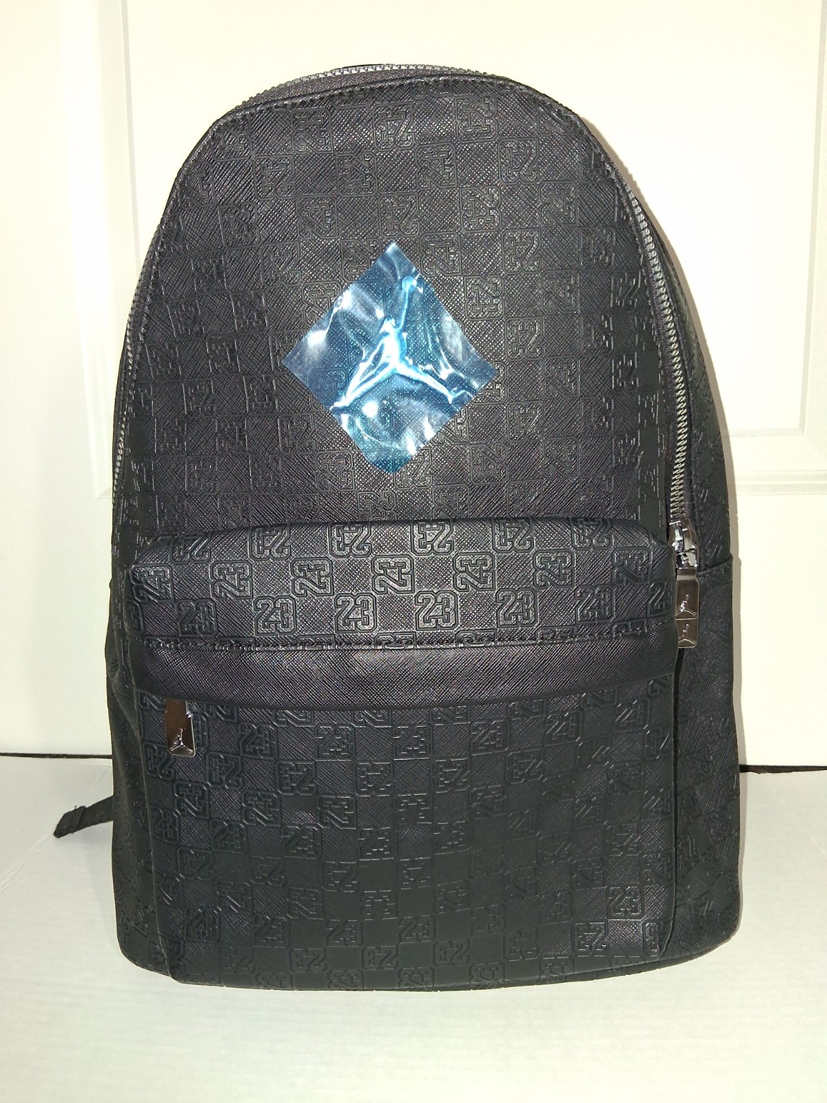 New Authentic Jordan Monogram Jumpman Backpack Black Leather