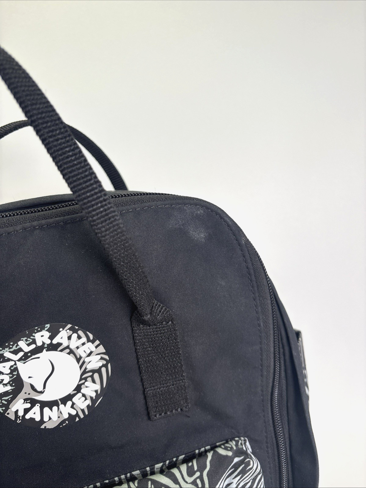 Fjallraven Kanken Art Plus Backpack 16L Black Dark Woods Mander Laptop Bag 23634