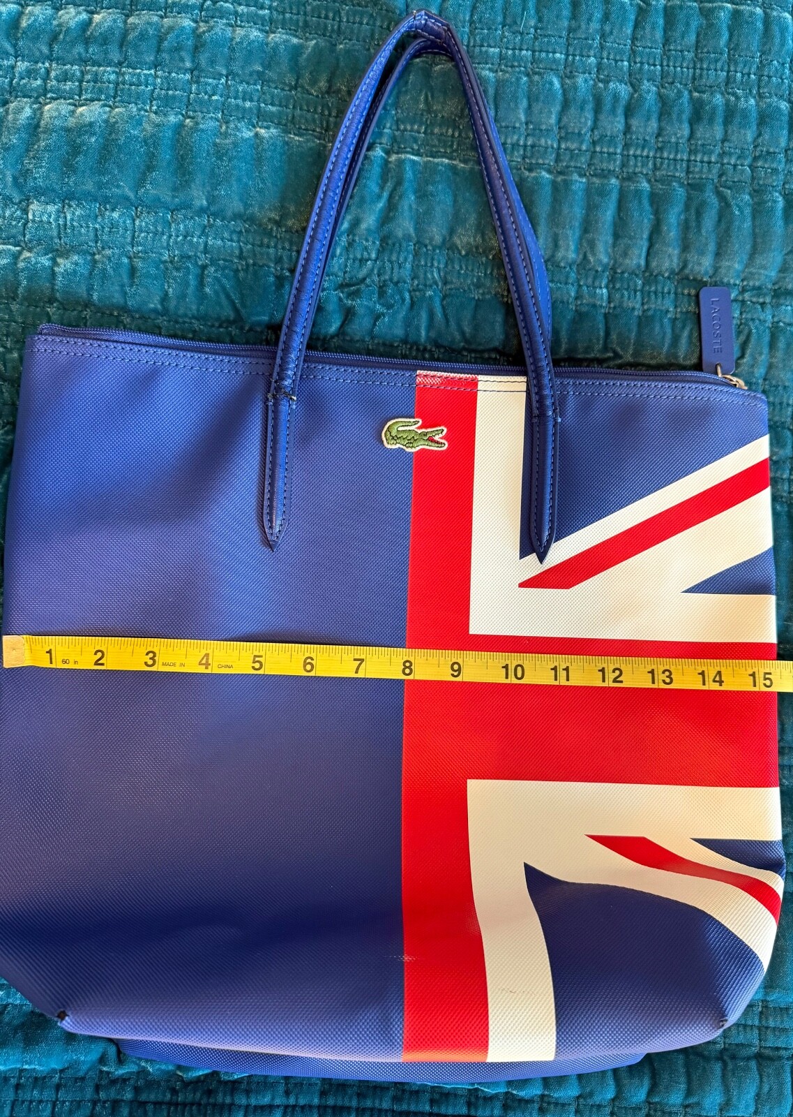 Lacoste Tote British Flag Union Jack