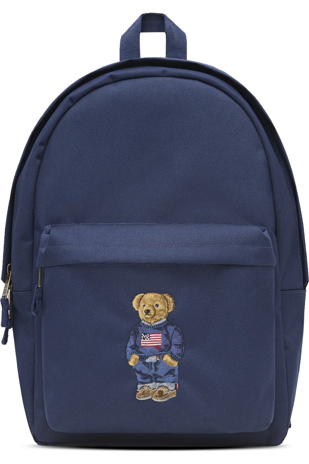 Polo Ralph Lauren Bear Backpack Navy Blue Laptop School Travel Book Bag Gift New