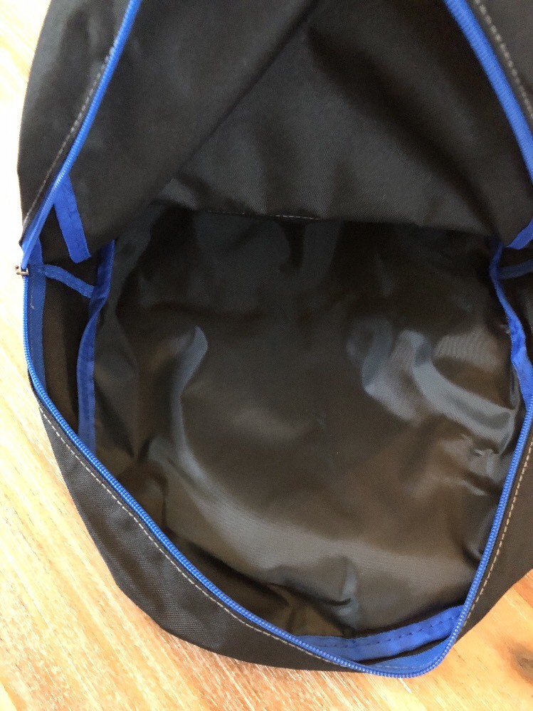 NWT Old Navy Blue/Black Nylon Backpack Bookbag Boys Girls – 16″
