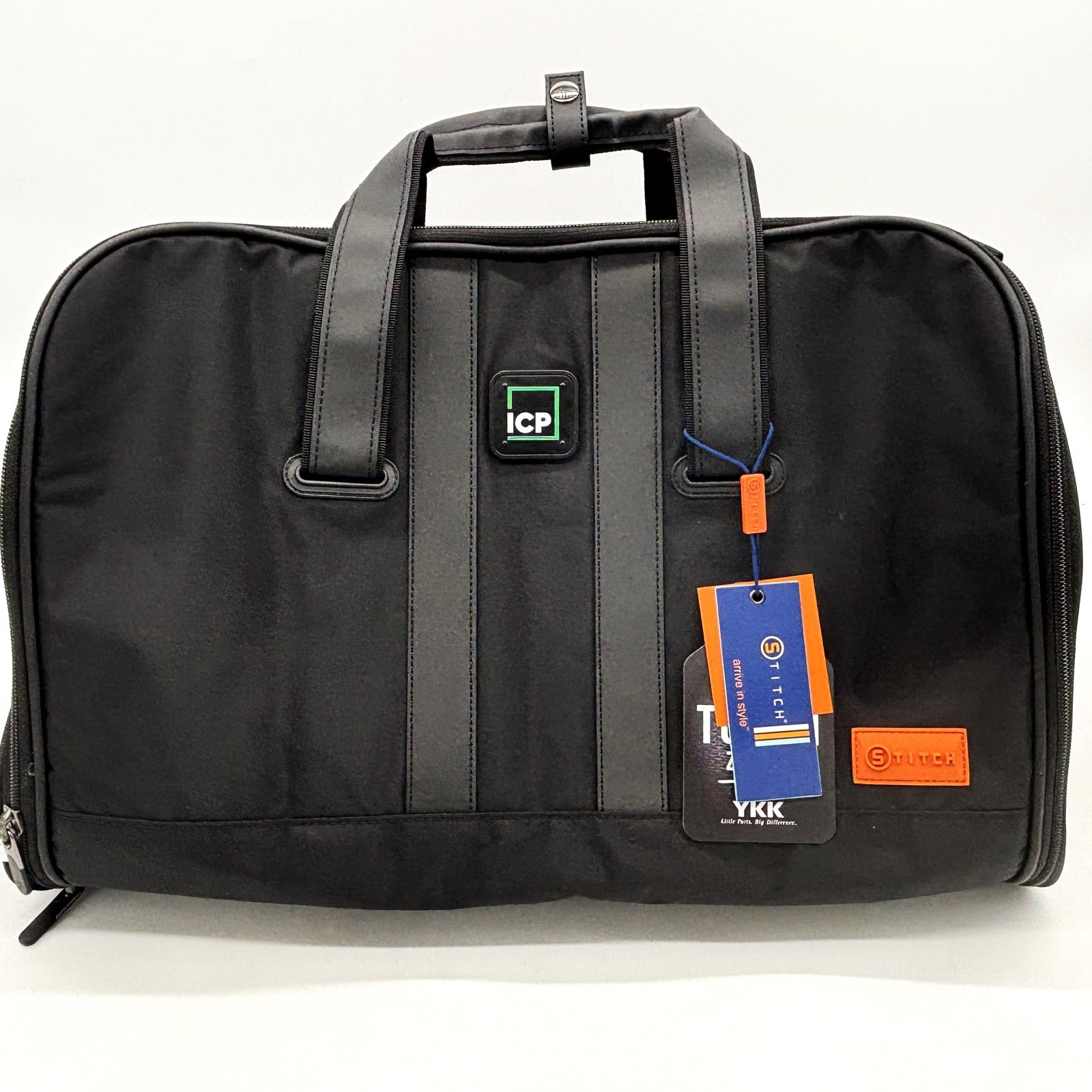 Stitch Golf Ultimate Duffle Garment Bag Black Tough Zipper Water Stain Resistant