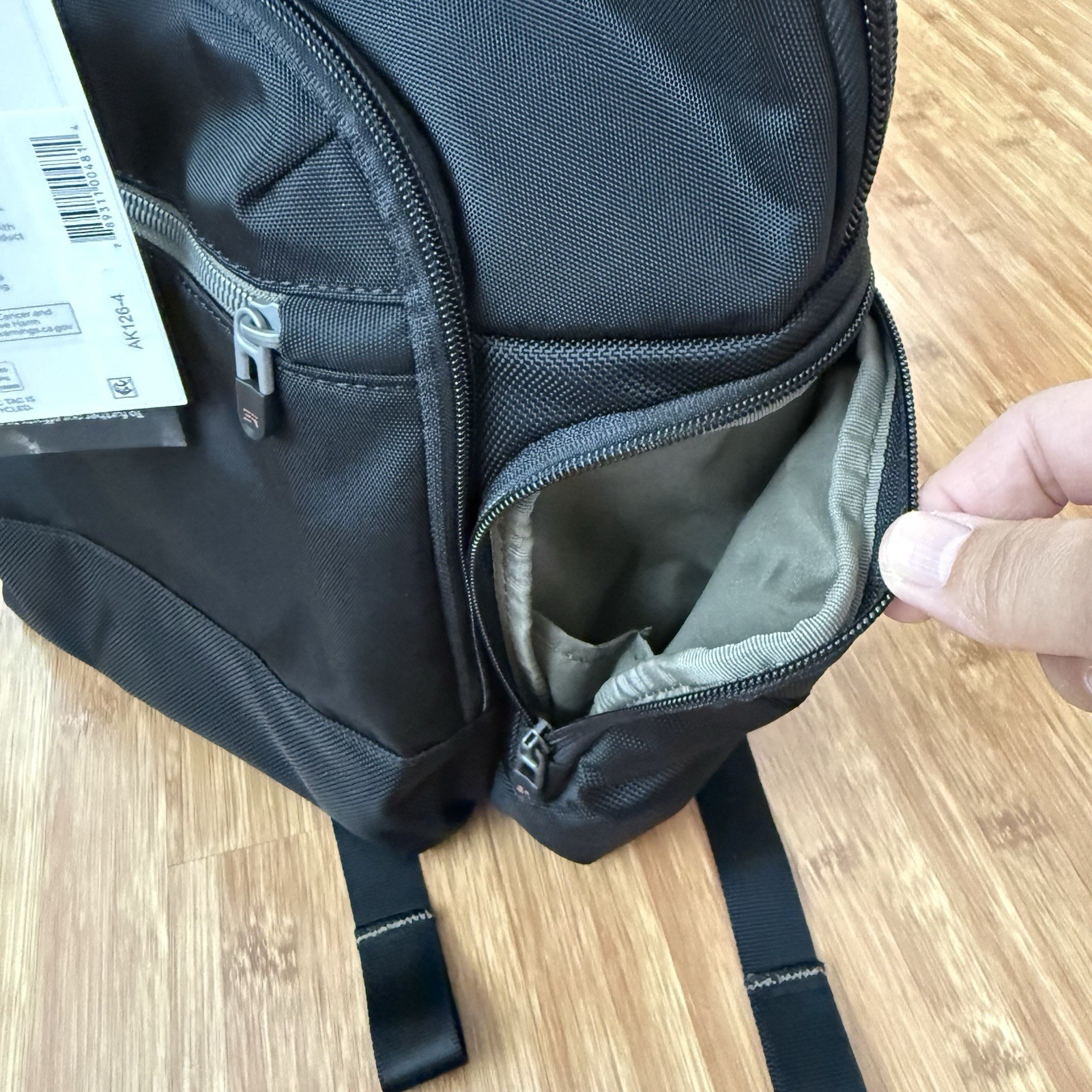 NWT Briggs & Riley HTA Medium Cargo Backpack Black RFID AK126-4 Monogram READ