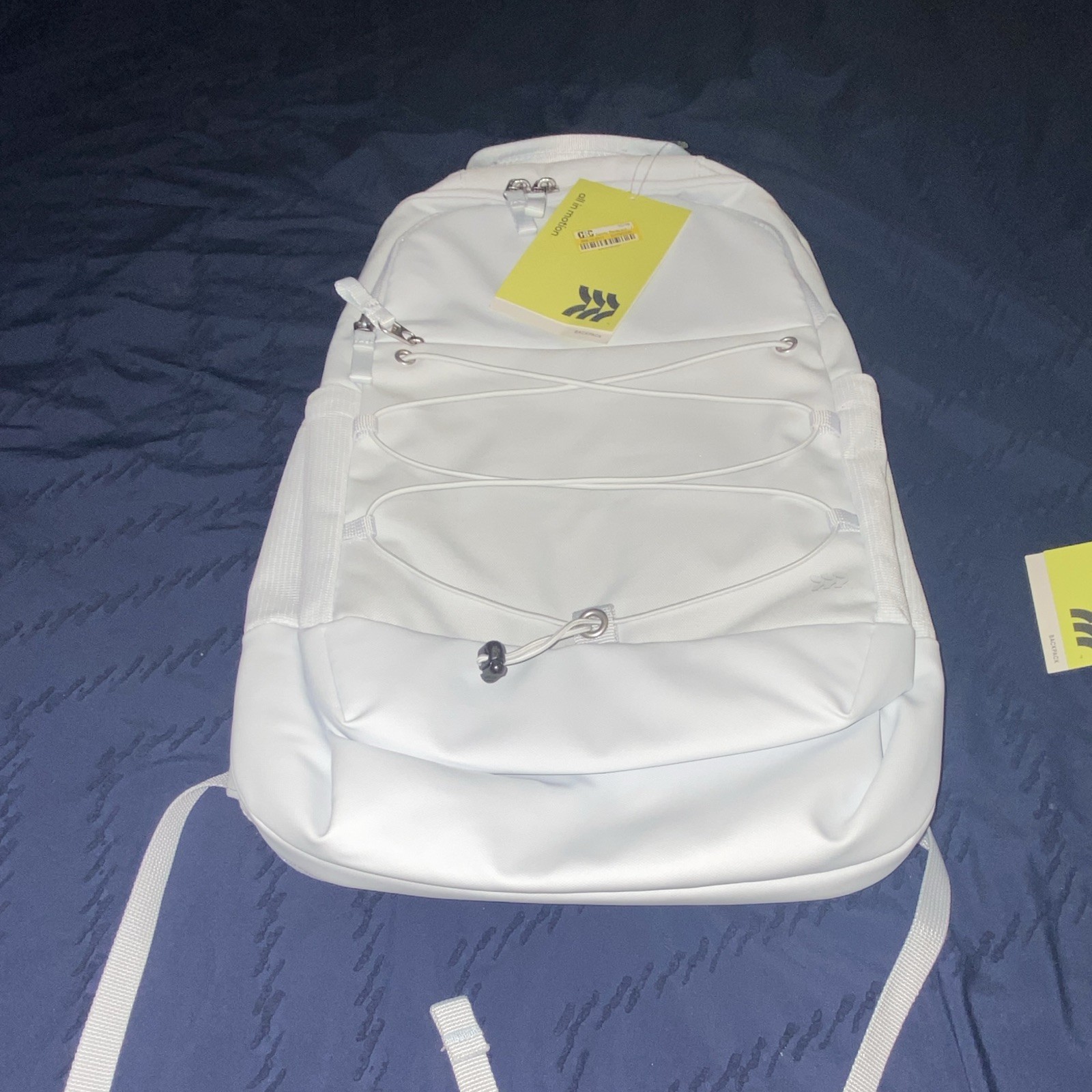 All in motion light Blue Backpack Zip Closure Reflective Adjustable Straps
