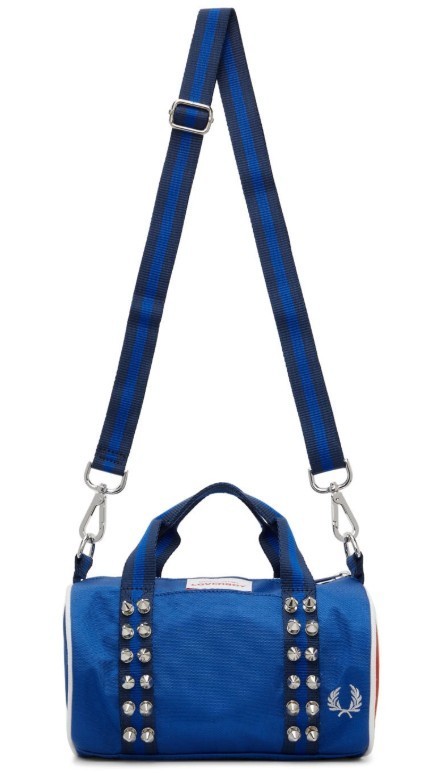 CHARLES JEFFREY FRED PERRY LOVERBOY MINI BARREL SHOULDER CROSSBODY BAG