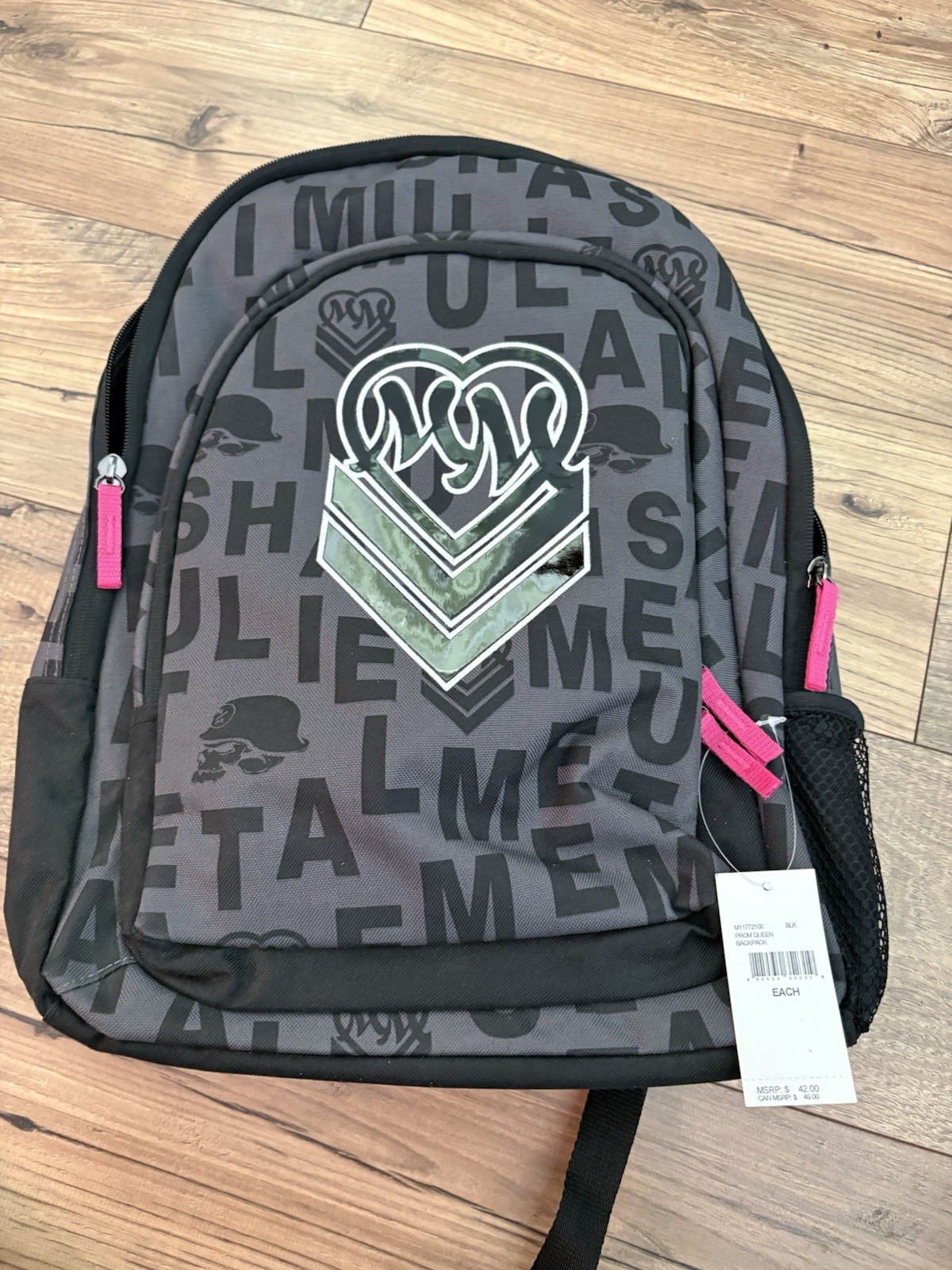 NOS Rare Y2K Metal Mulisha Backpack Skate Skull Laptop School BMX