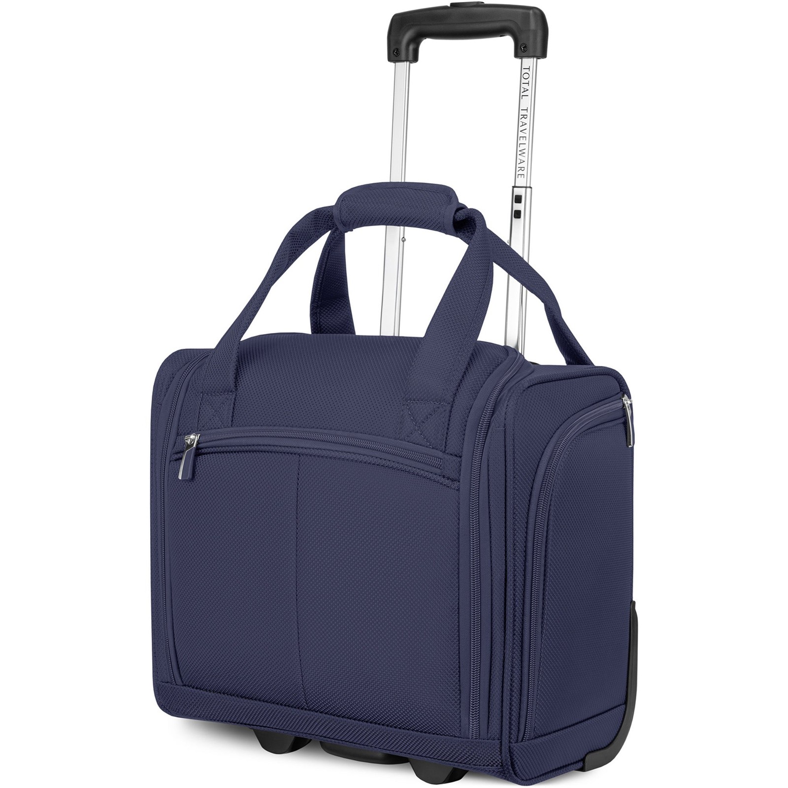 TOTAL TRAVELWARE Everest Expandable Softside Spinner Navy 15 Inch Under Seat U2