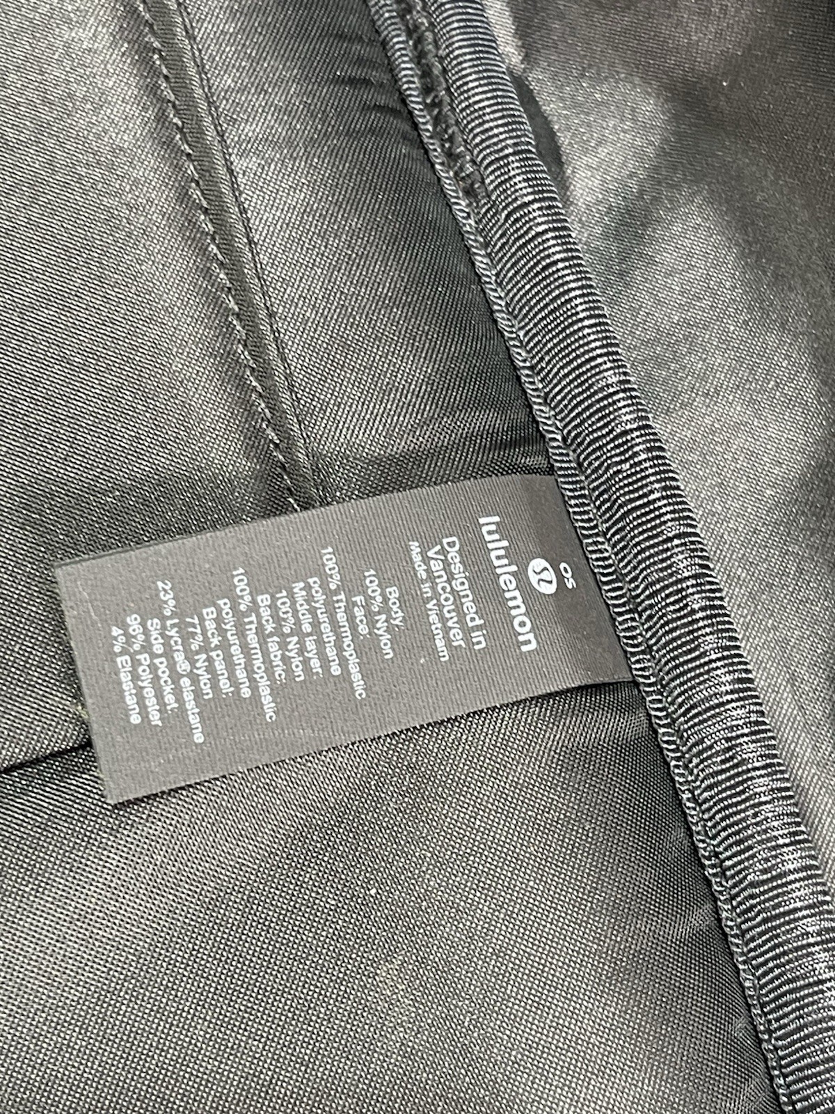Lululemon More Miles City Backpack Black Reflective Bottom Tech Travel Outdoor