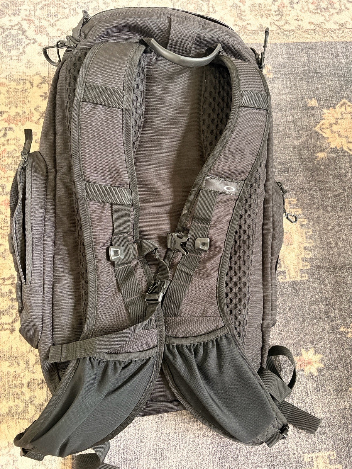 Oakley Black Tactical Utility Backpack Laptop Travel EDC Gear Bag Multi Pocket