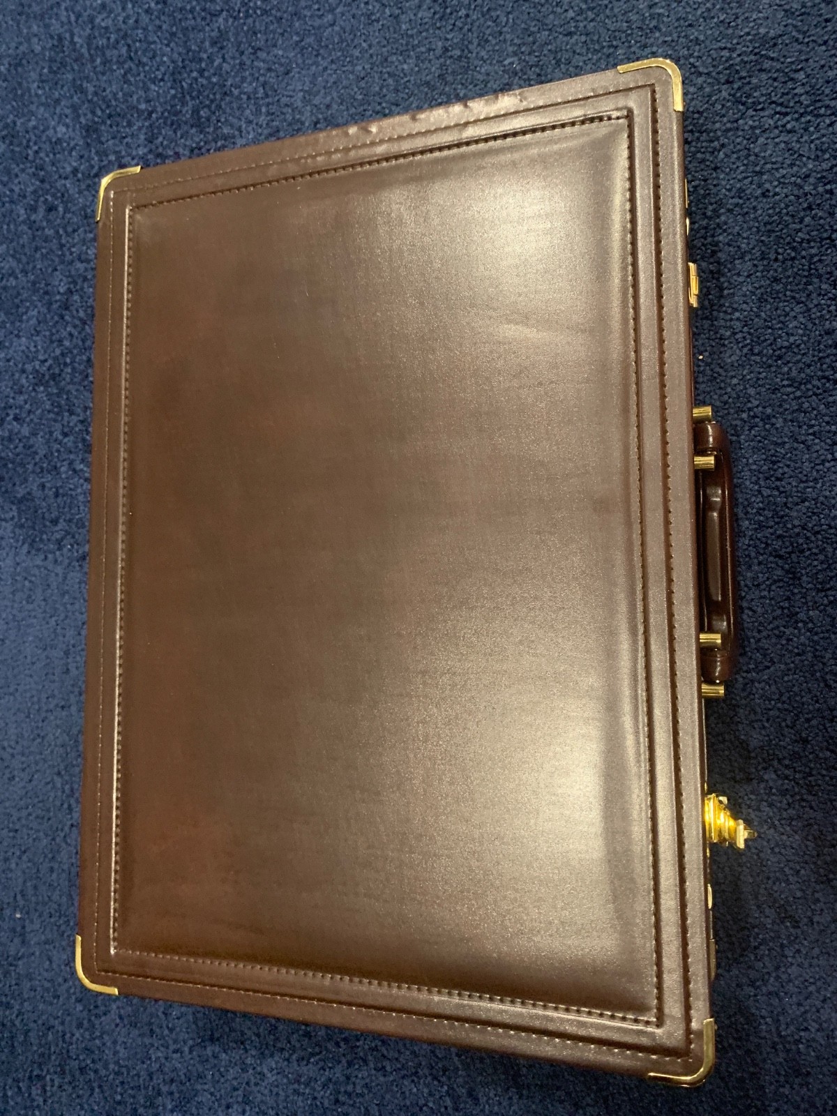 Brown Leather Briefcase new with imperfections