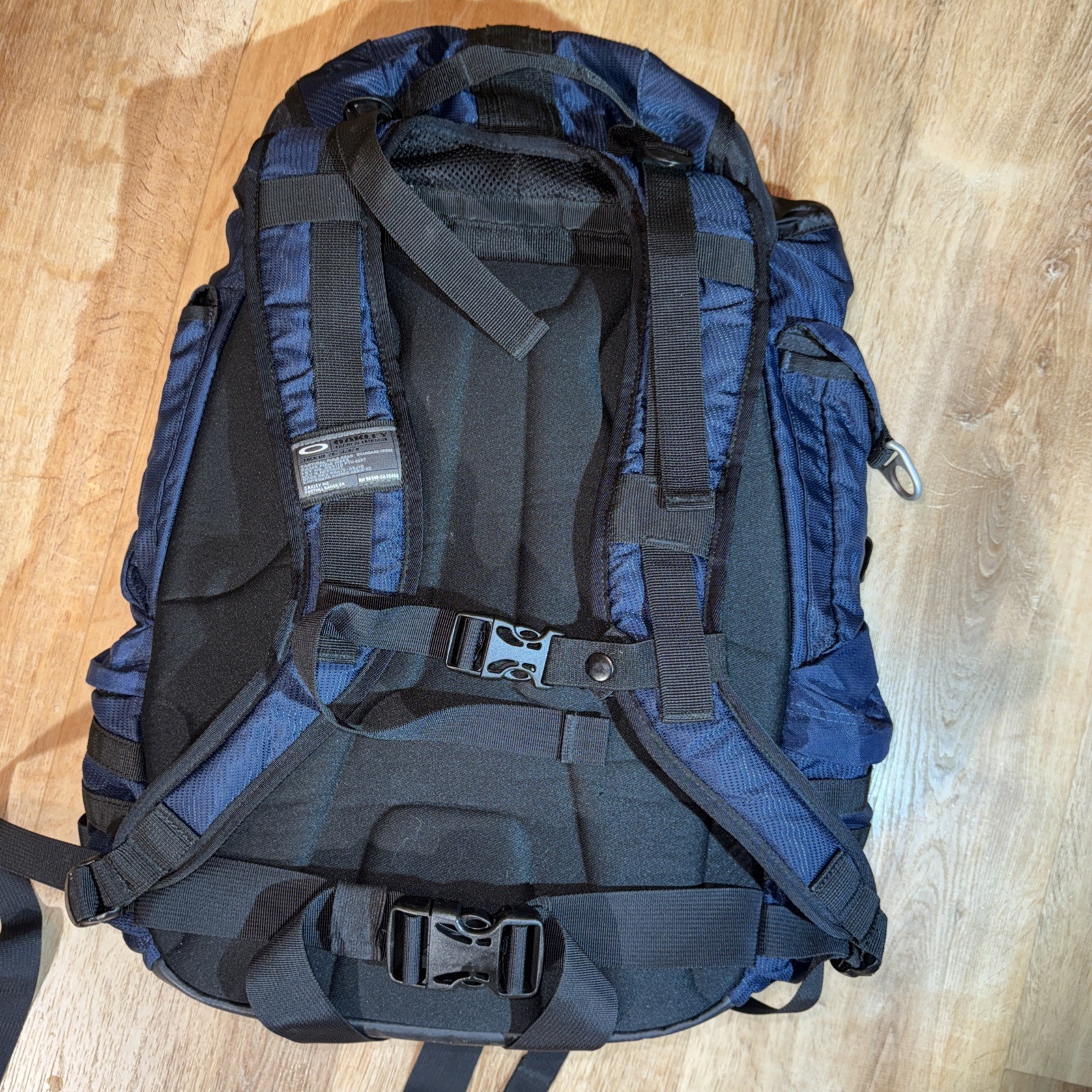 Oakley AP Raincoat Mechanism Backpack Blue Tactical Hiking Pack Travel Carry On