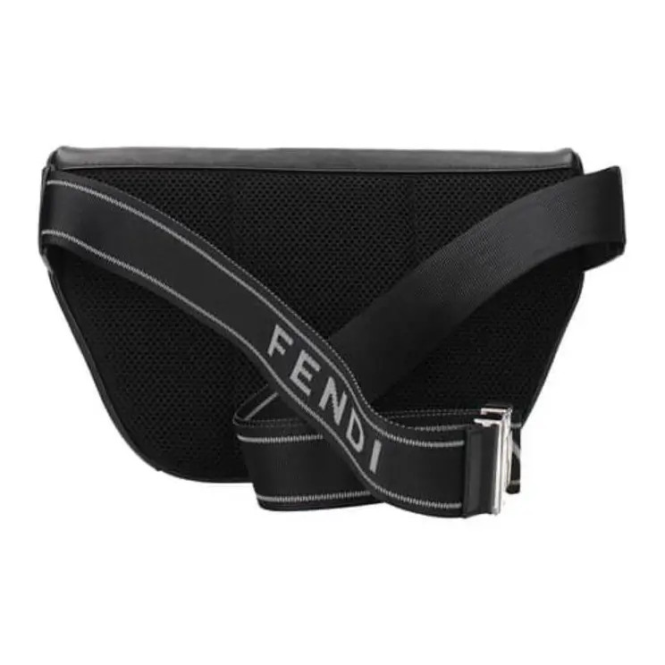 FENDI Zip Closure Single Shoulder Crossbody Waist Bag Men’s 14.2×3.5×7.1 in
