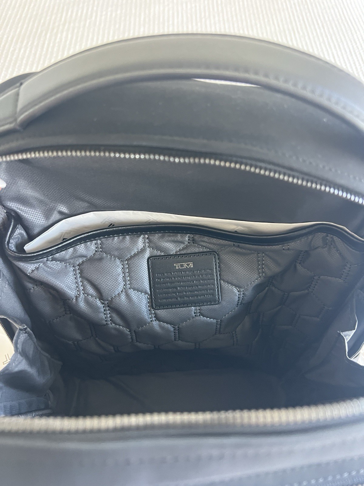 Tumi Harrison Bradner 6602011 Black Business Travel Backpack NEW WITH TAGS